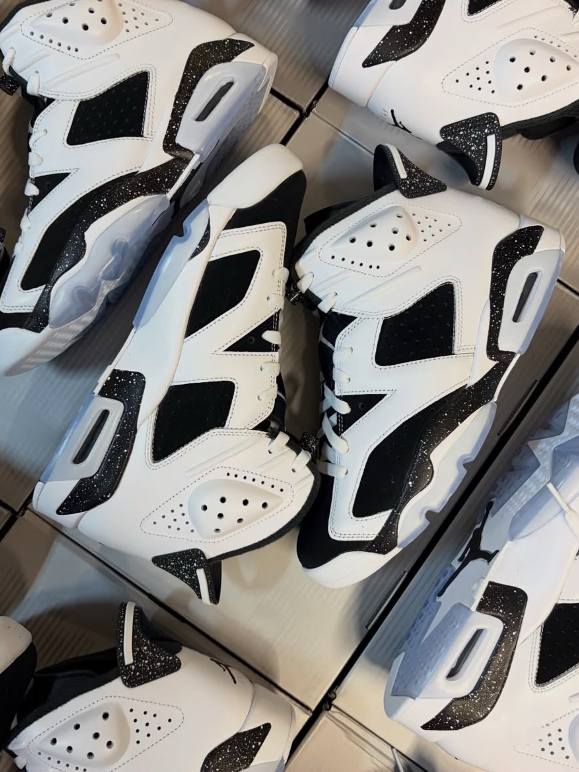 【逢甲 FUZZY】Air Jordan 6 Retro Oreo 奧利奧 潑墨 白黑 CT8529-108
