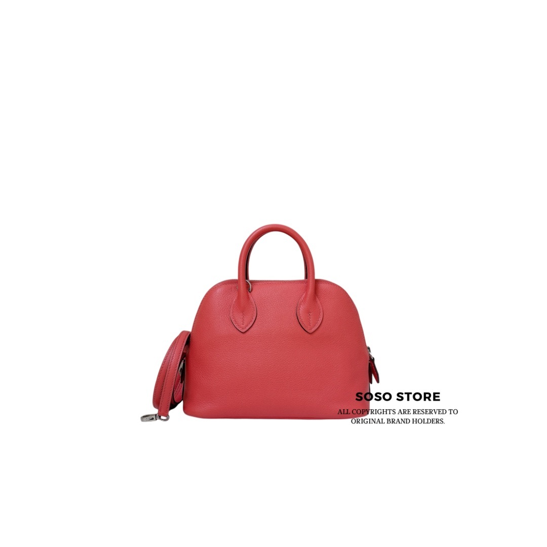 Hermès Bolide 1923 Mini Bag - Rose Pivoine / SHW