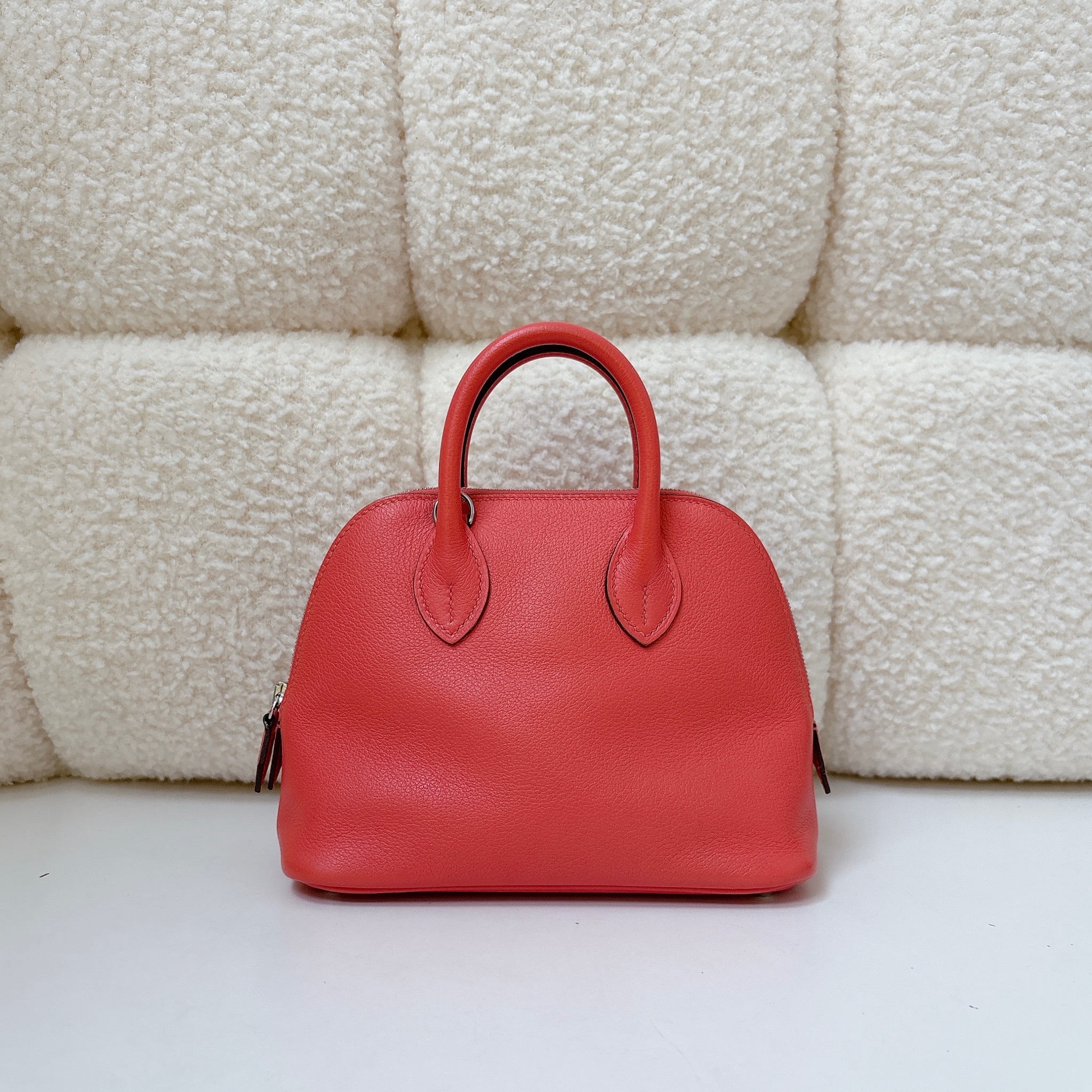 Hermès Bolide 1923 Mini Bag - Rose Pivoine / SHW