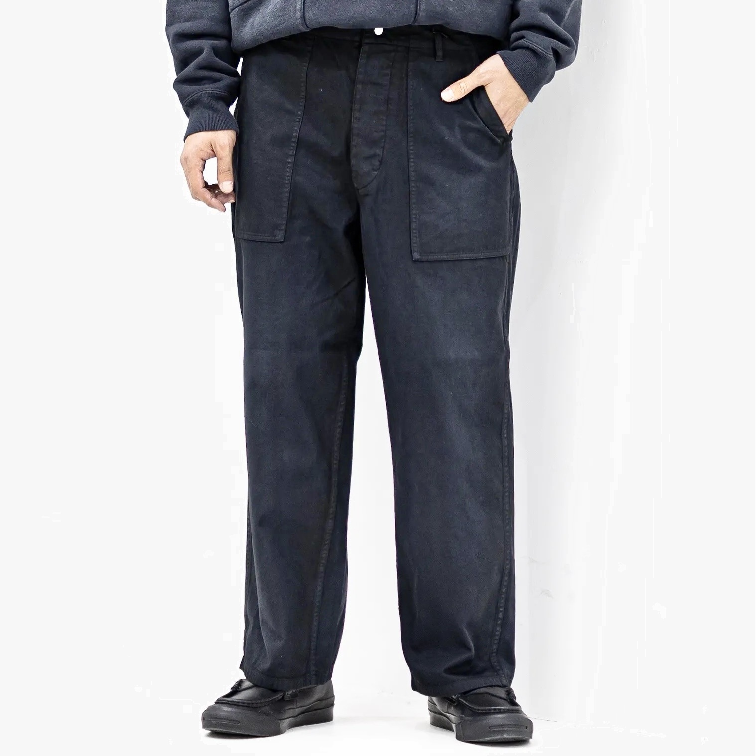 LAST PCS: A.PRESSE 2026 VINTAGE UTILITY PANTS (26SAP-04-44) - BLACK PRE ORDER ITEM (預訂中)