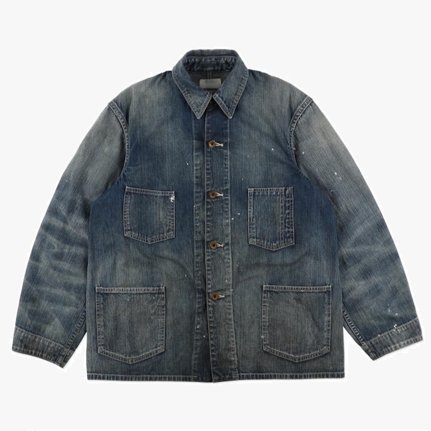 BOWWOW 2026 HERITAGE DENIM CHORE COAT AGED - PRE ORDER ITEM (預訂中)