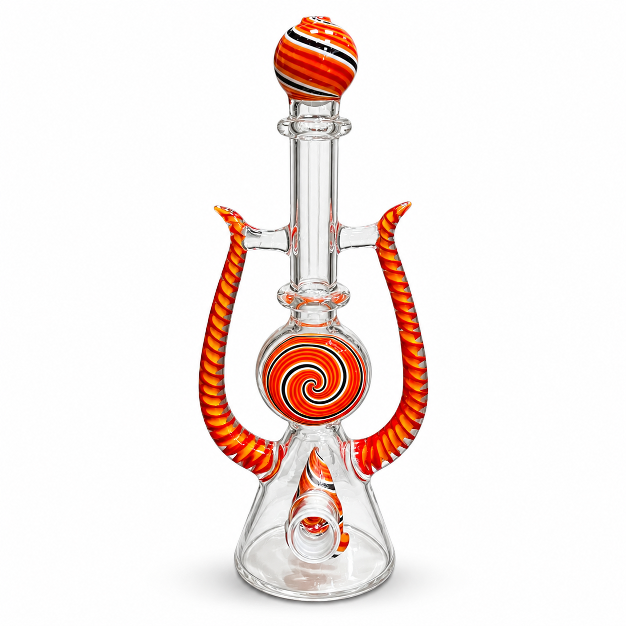 🇨🇦極光Aurora - Sunset Silhouette Glass Water Pipe 落日玻璃壺