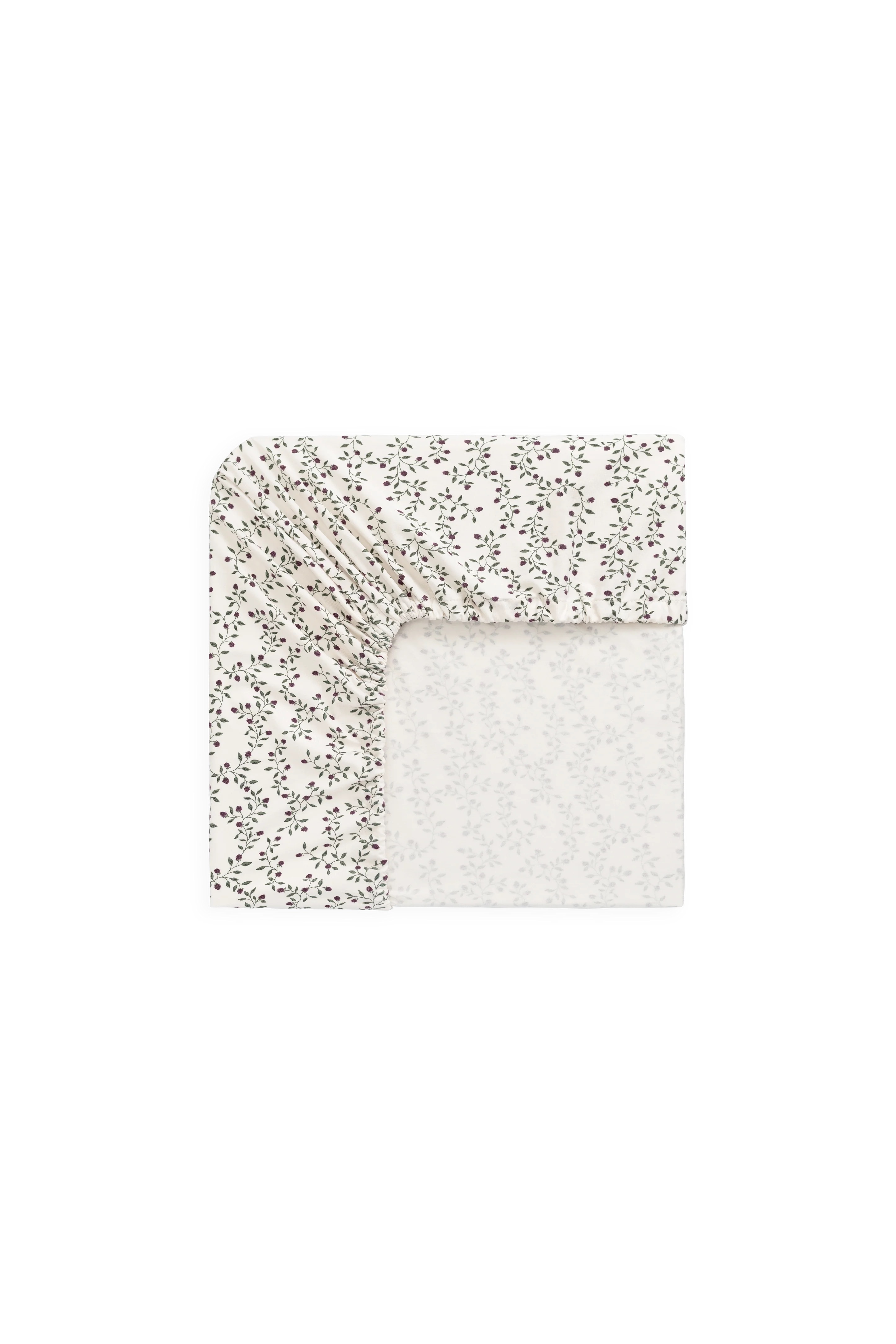 【預購】JAMIE KAY - Organic Cotton Cot Sheet（Mulberries）