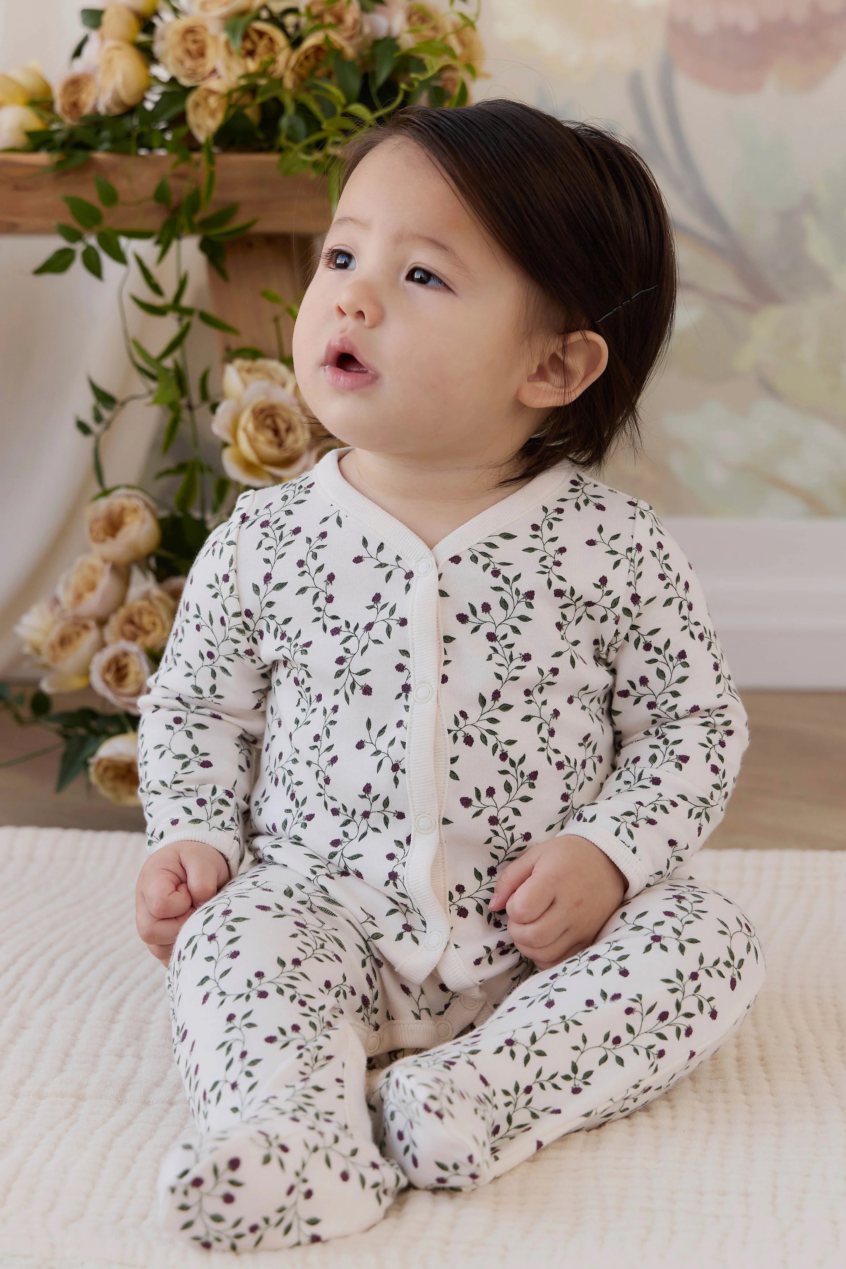 【預購】JAMIE KAY - Organic Cotton Murphy Onepiece（Mulberries）