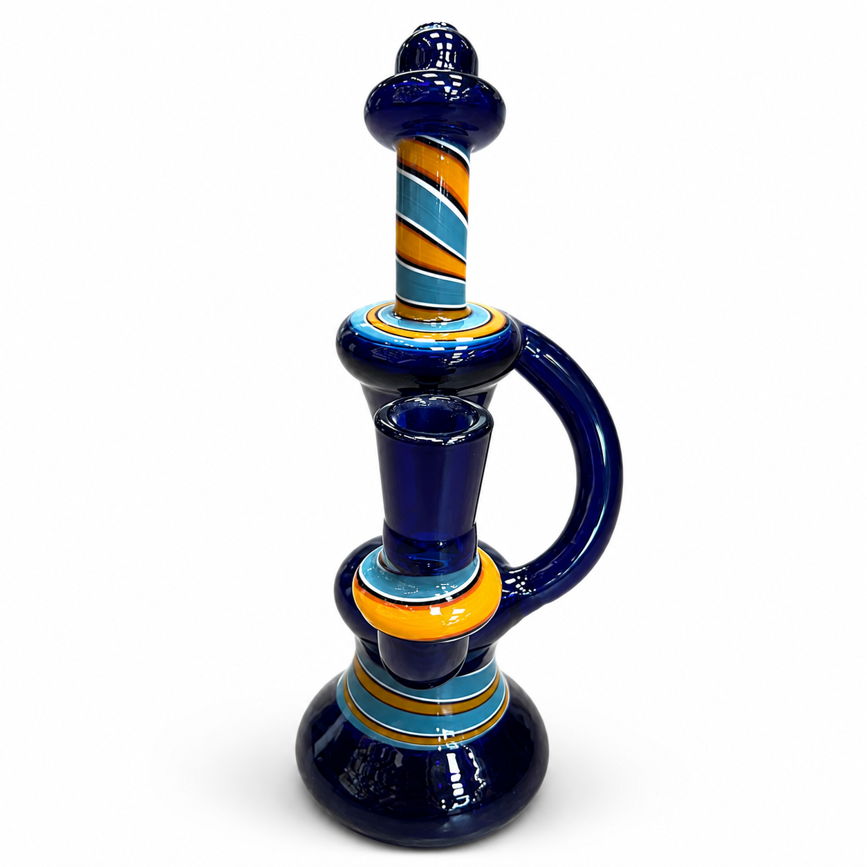 🇨🇦極光Aurora - Orbital Recycler Glass Water Pipe 星軌循環玻璃壺
