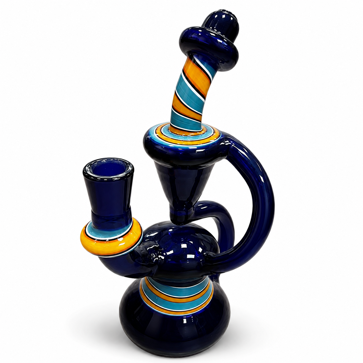 🇨🇦極光Aurora - Orbital Recycler Glass Water Pipe 星軌循環玻璃壺