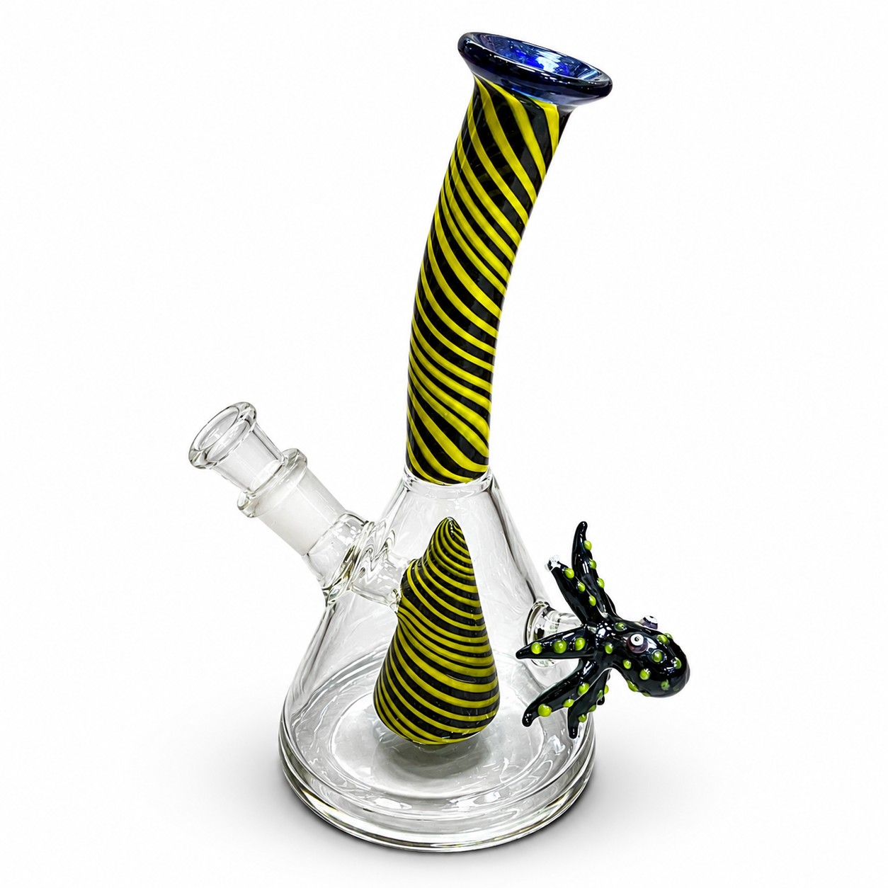 🇨🇦極光Aurora - Buzzing Kraken Glass Beaker Water Pipe 巨獸玻璃錐形壺