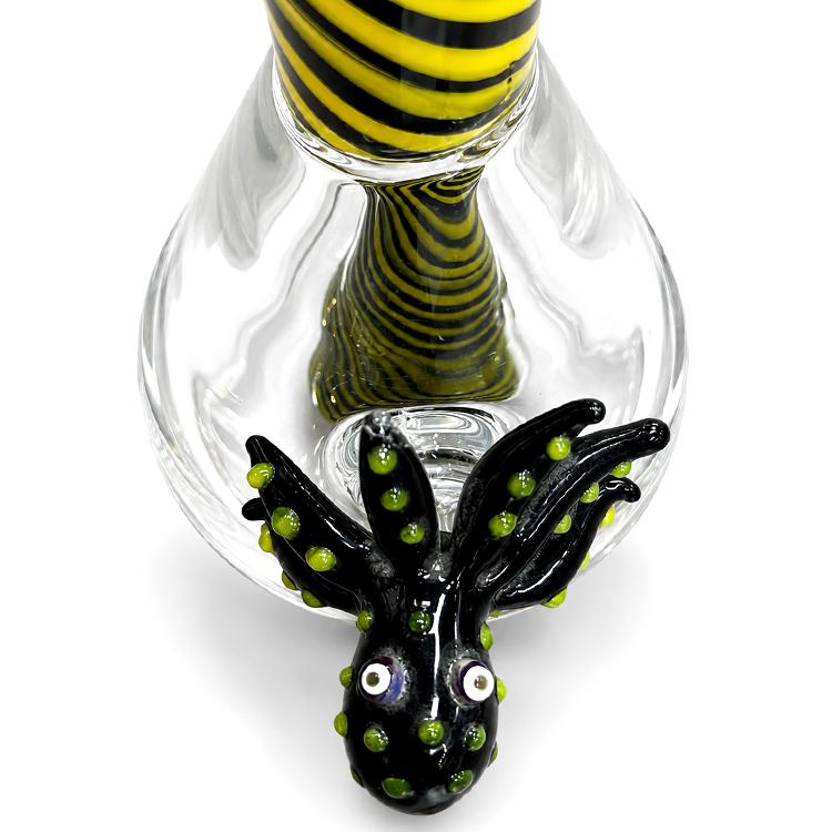 🇨🇦極光Aurora - Buzzing Kraken Glass Beaker Water Pipe 巨獸玻璃錐形壺