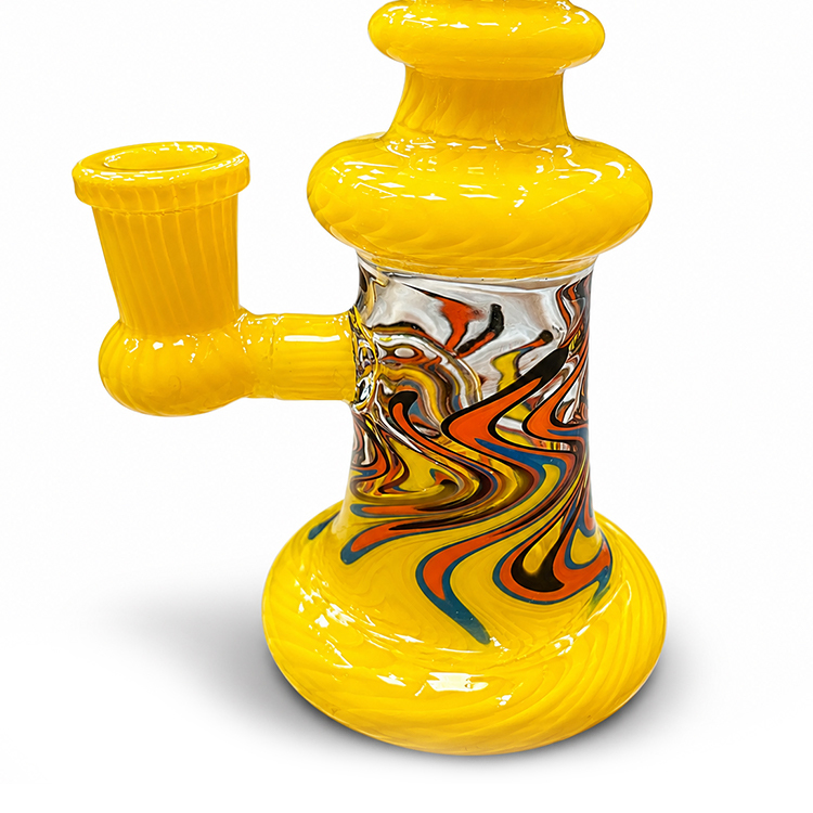 🇨🇦極光Aurora - Golden Flame Glass Rig 烈陽玻璃壺