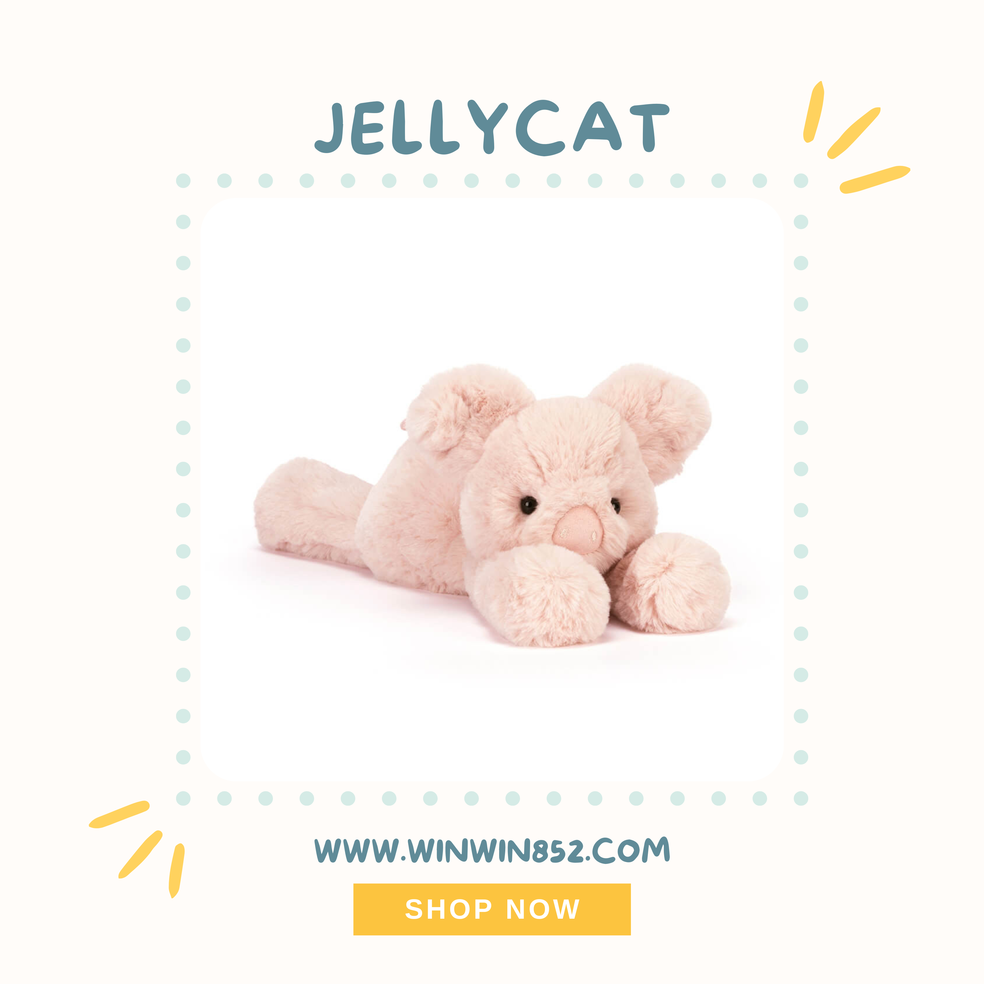 Jellycat Smudge Pig