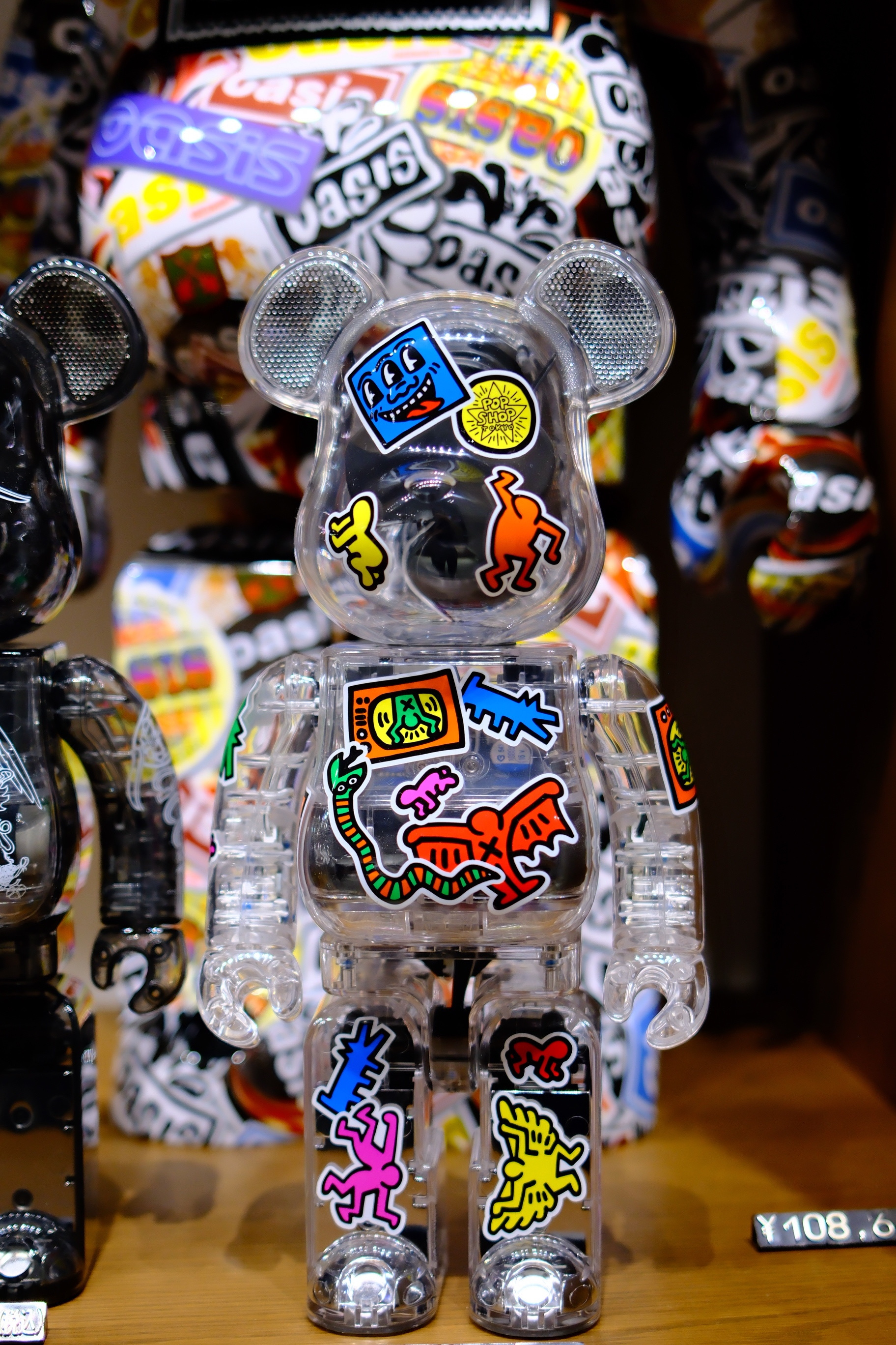 🎏預訂🎏Bearbrick 400%  AUDIOPortable Bluetooth Speaker Keith Haring