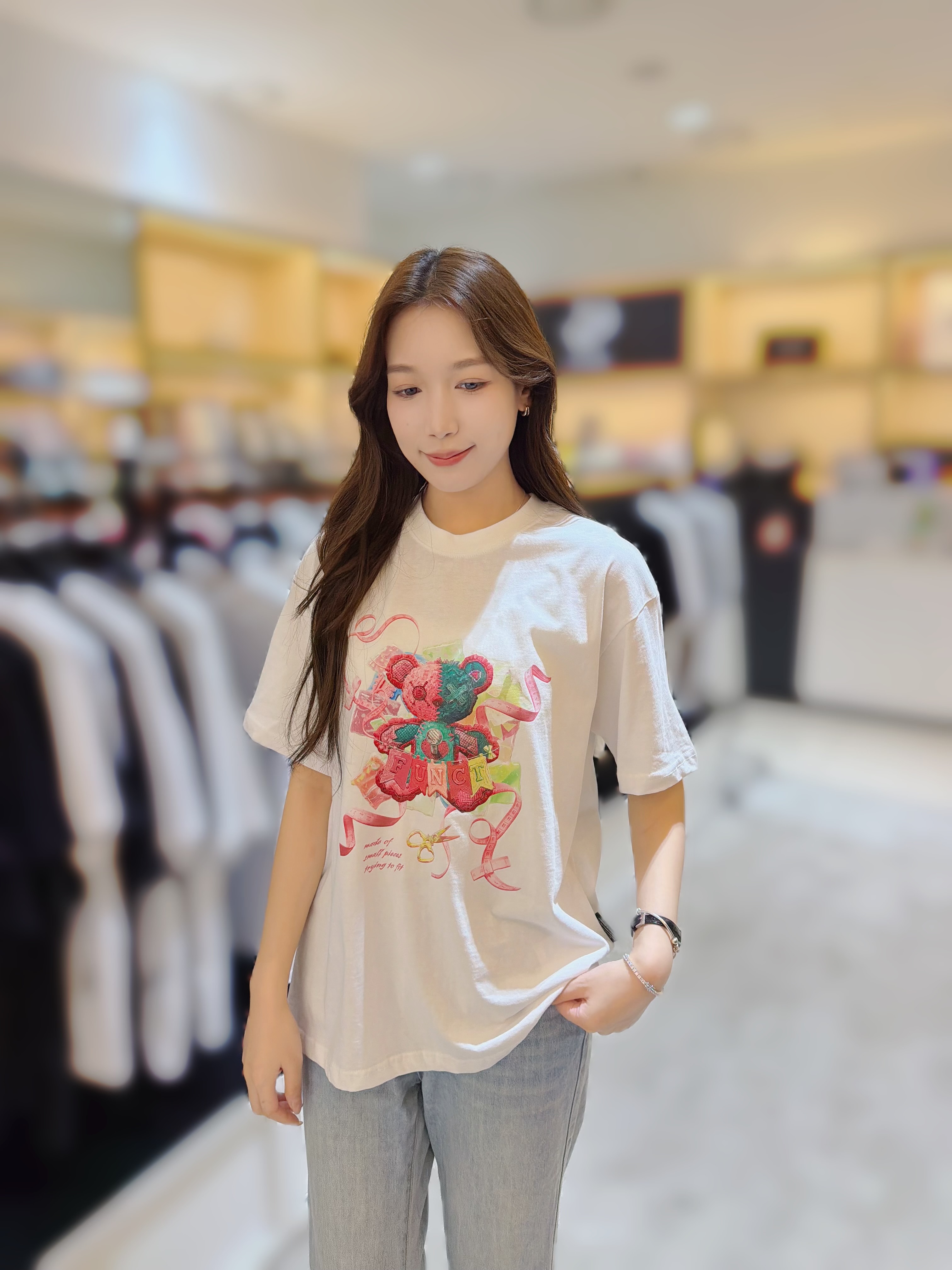 DY09 FUNCT STUDDED BEARS T 男女同款 S:胸40 長25.5 M:胸42 長27.5 L:胸44 長29 $429