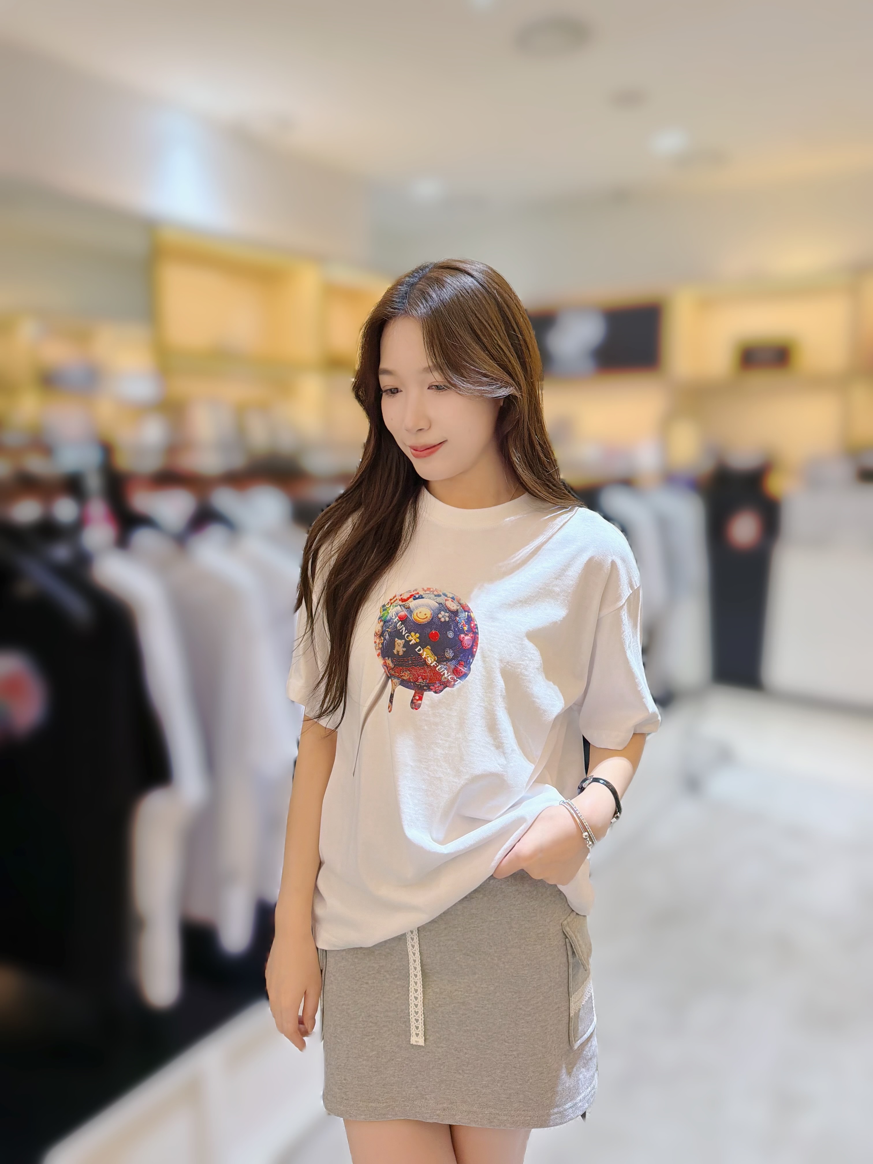 DY14 SMILE DENIM CANDY T 男女同款 S:胸40 長25.5 M:胸42 長27.5 L:胸44 長29 $429