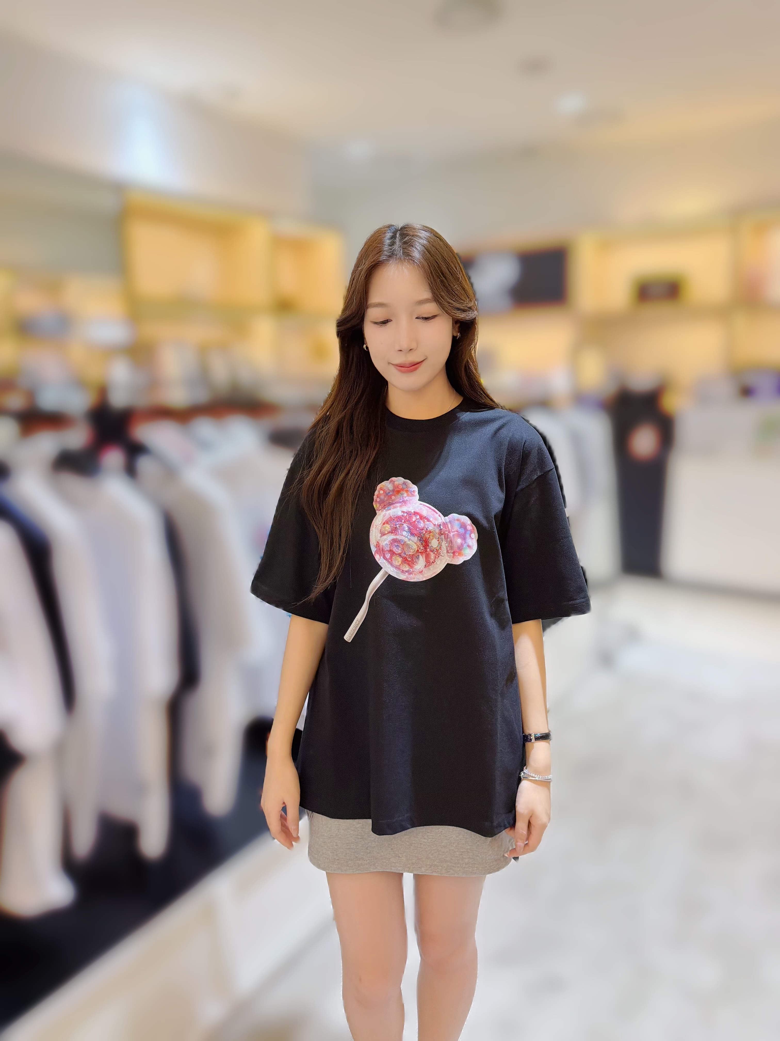 DY16 COTTON BEAR CANDY BABY BUNNY T 男女同款 S:胸40 長25.5 M:胸42 長27.5 L:胸44 長29 $399