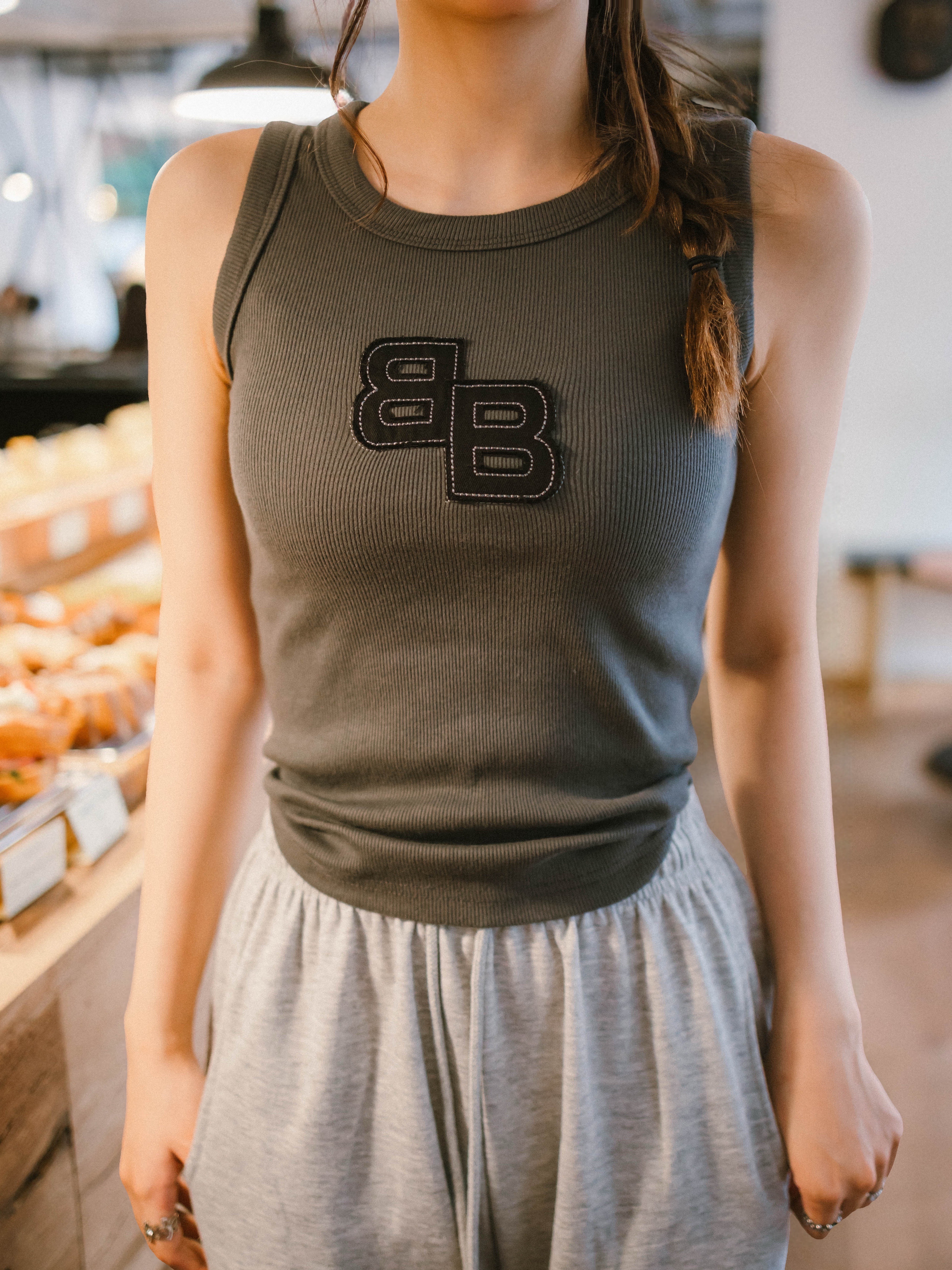 Stitching BB Tank Top