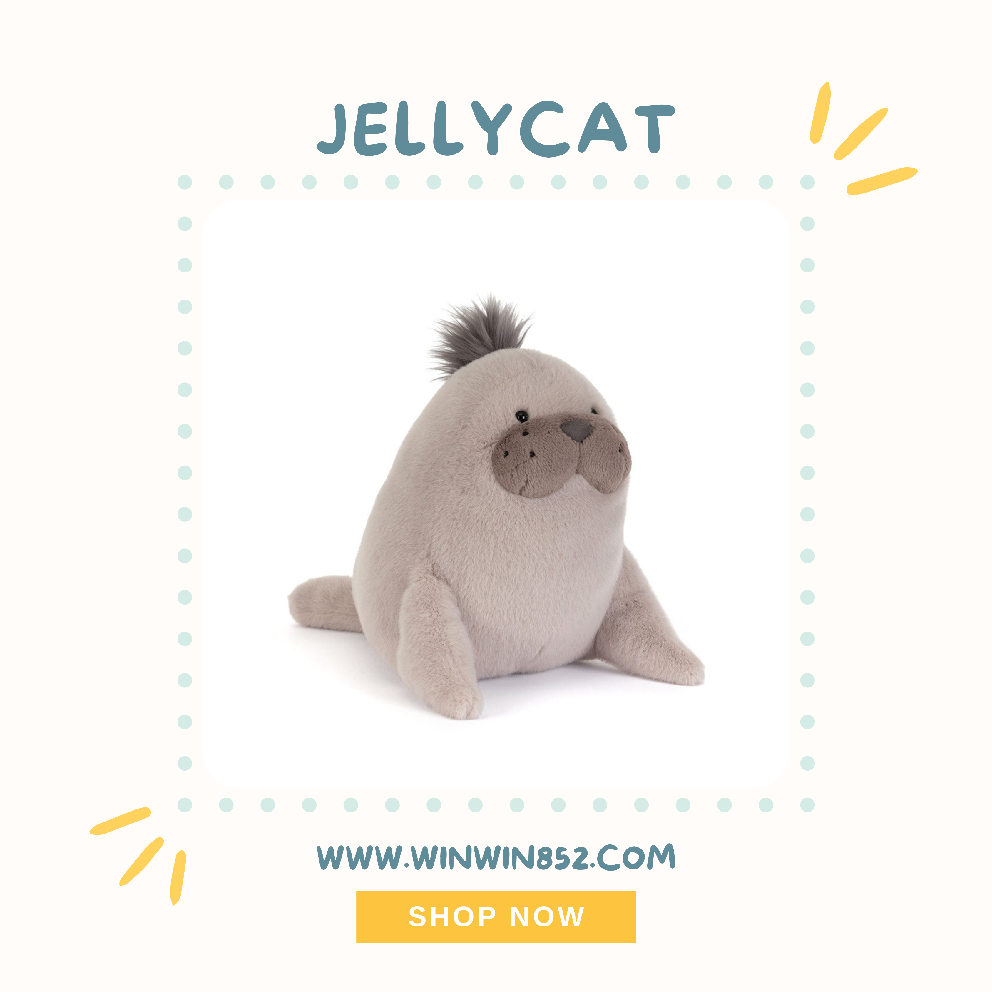 Jellycat Roarwell Sea Lion