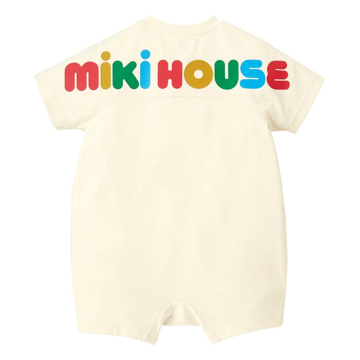 Mikihouse 美貴屋背面標誌連身短褲