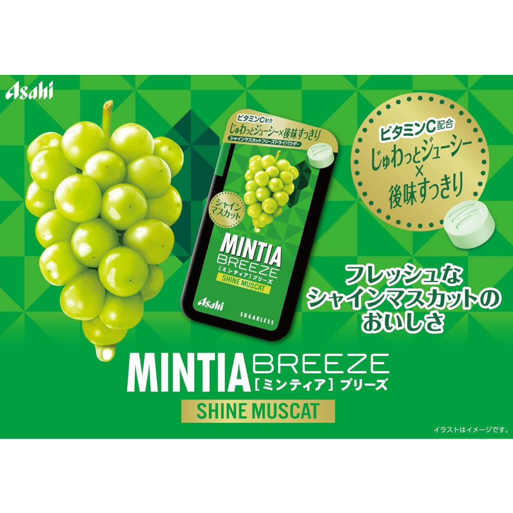 JP MINTIA 香印提子風味薄荷糖 30粒 1720 TK260725