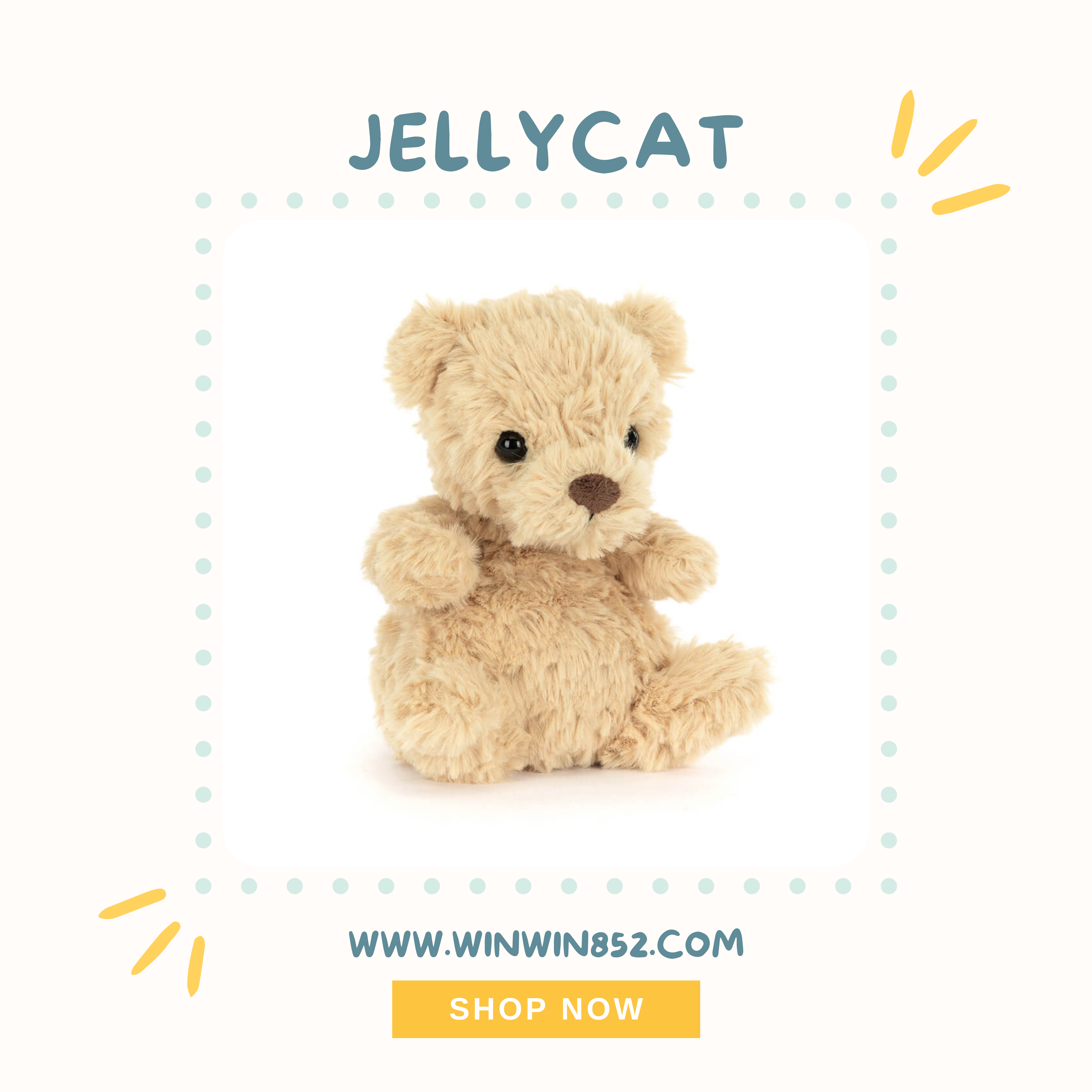 Jellycat Yummy Bear