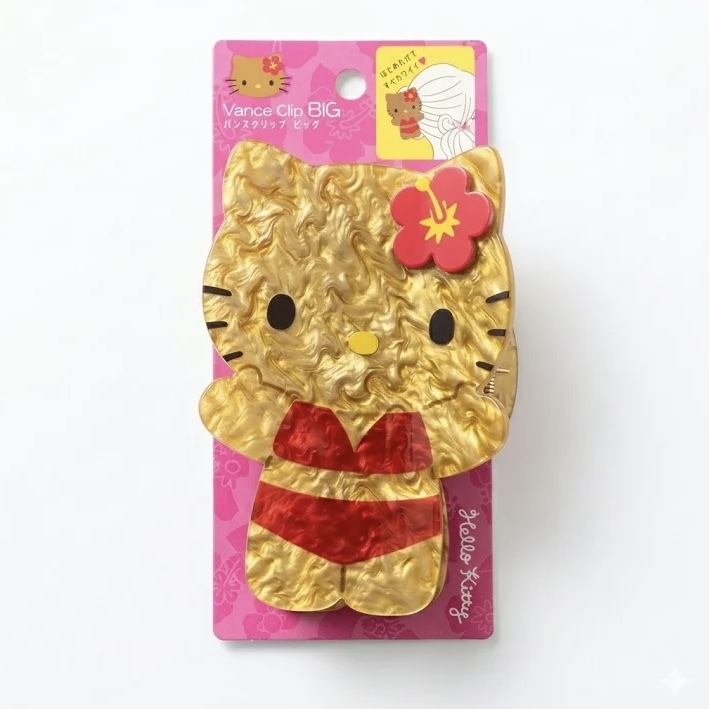 【數量限定】JP Hello Kitty 日燒 曬燶款 大抓夾 3886 TK260725