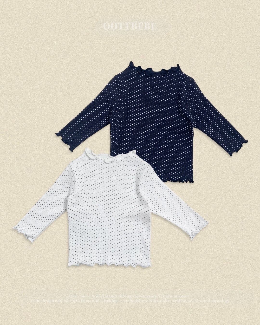 OOTT BEBE Lovely Dot Tee