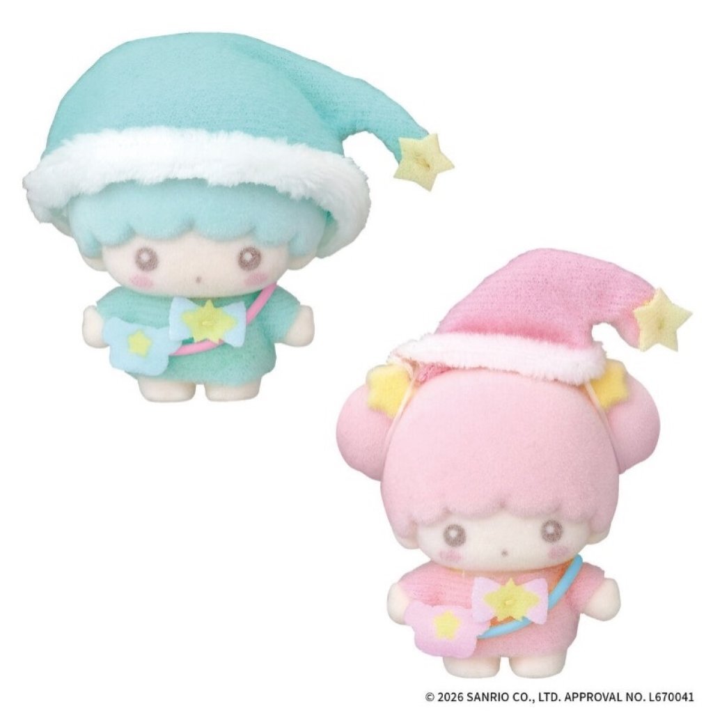 JP Little Twins 植絨公仔擺設 2件裝 夜空版 5254 TK269725
