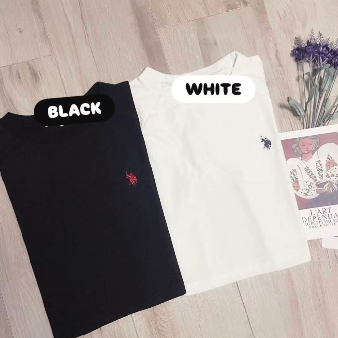 U.S. POLO ASSN. SMALL LOGO CROP TEE
