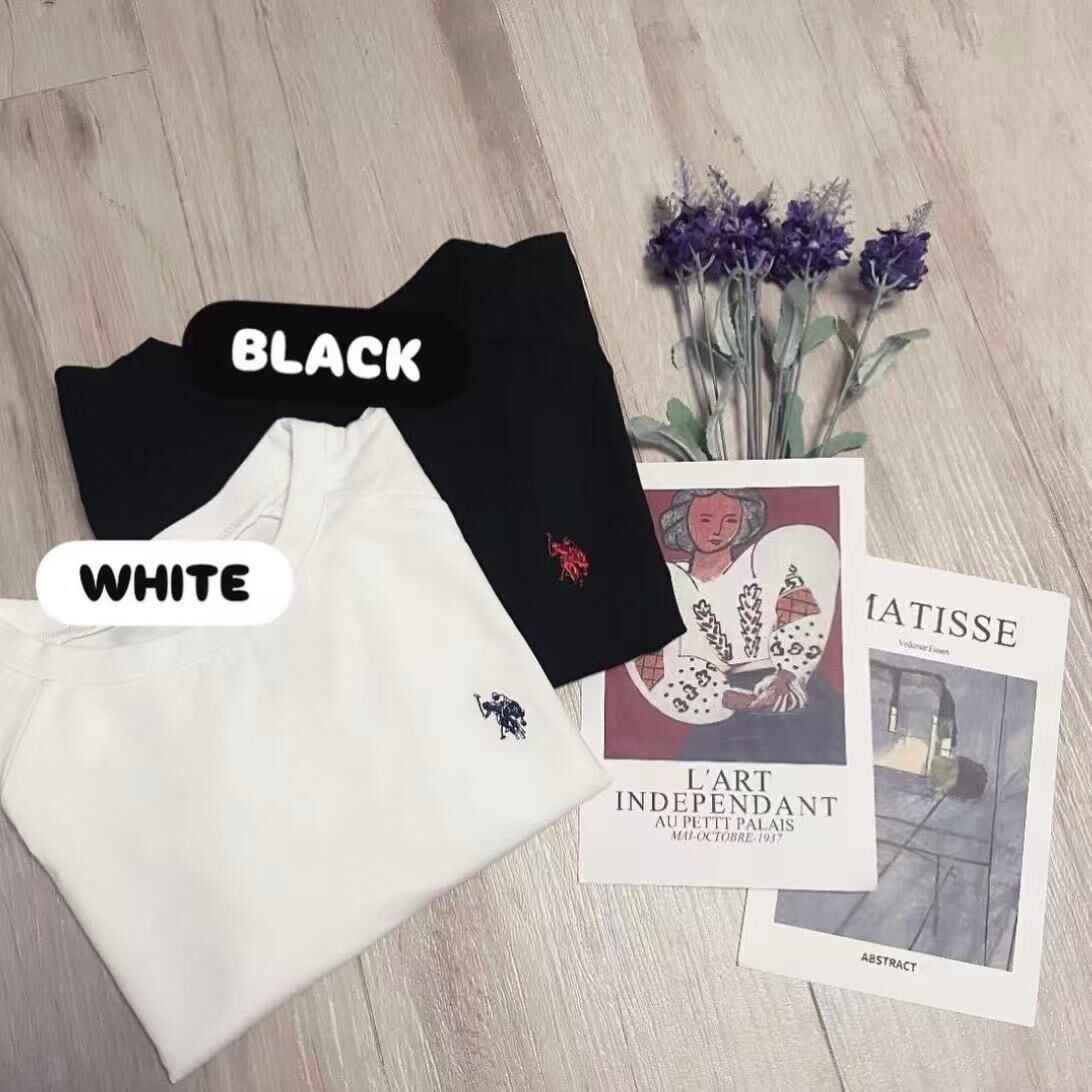 U.S. POLO ASSN. SMALL LOGO CROP TEE