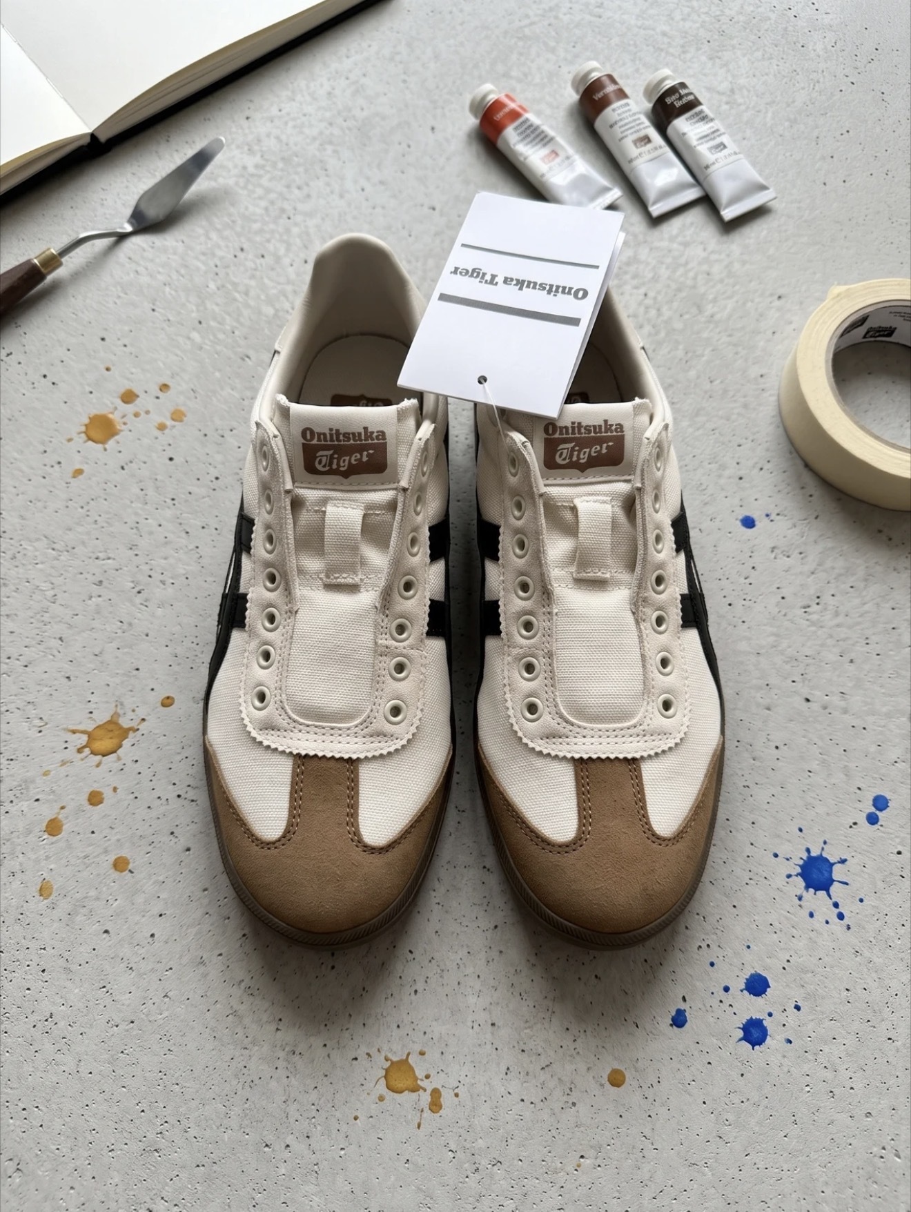 iSNEAKERS｜Onitsuka Tiger 鬼塚虎 Tokuten 焦糖瑪其朵 米黑 棕色 大地色 1183c248-200