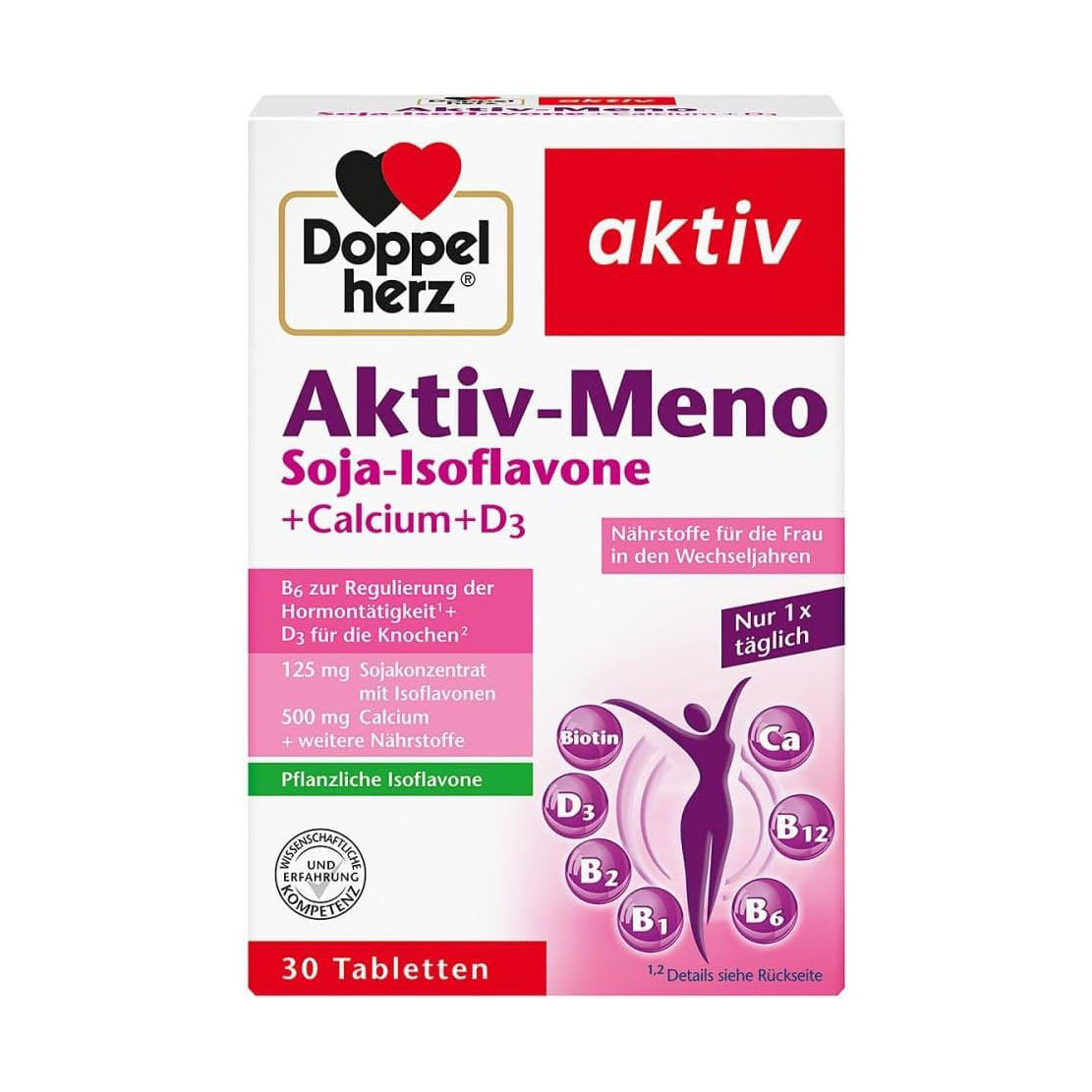 Doppelherz aktiv Aktiv-Meno Soja-Isoflavone + Calcium + D₃ 30s