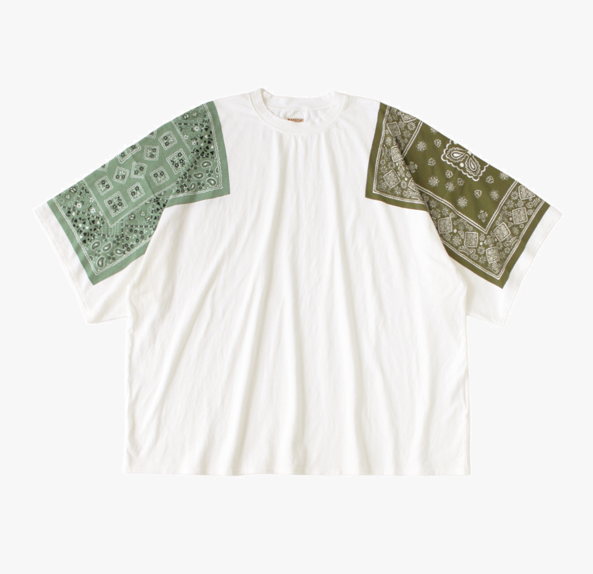 KAPITAL 18.5/- COTTON JERSEY BANDNA HUGE-TEE (COOKIE) - PRE ORDER ITEM (預訂中)