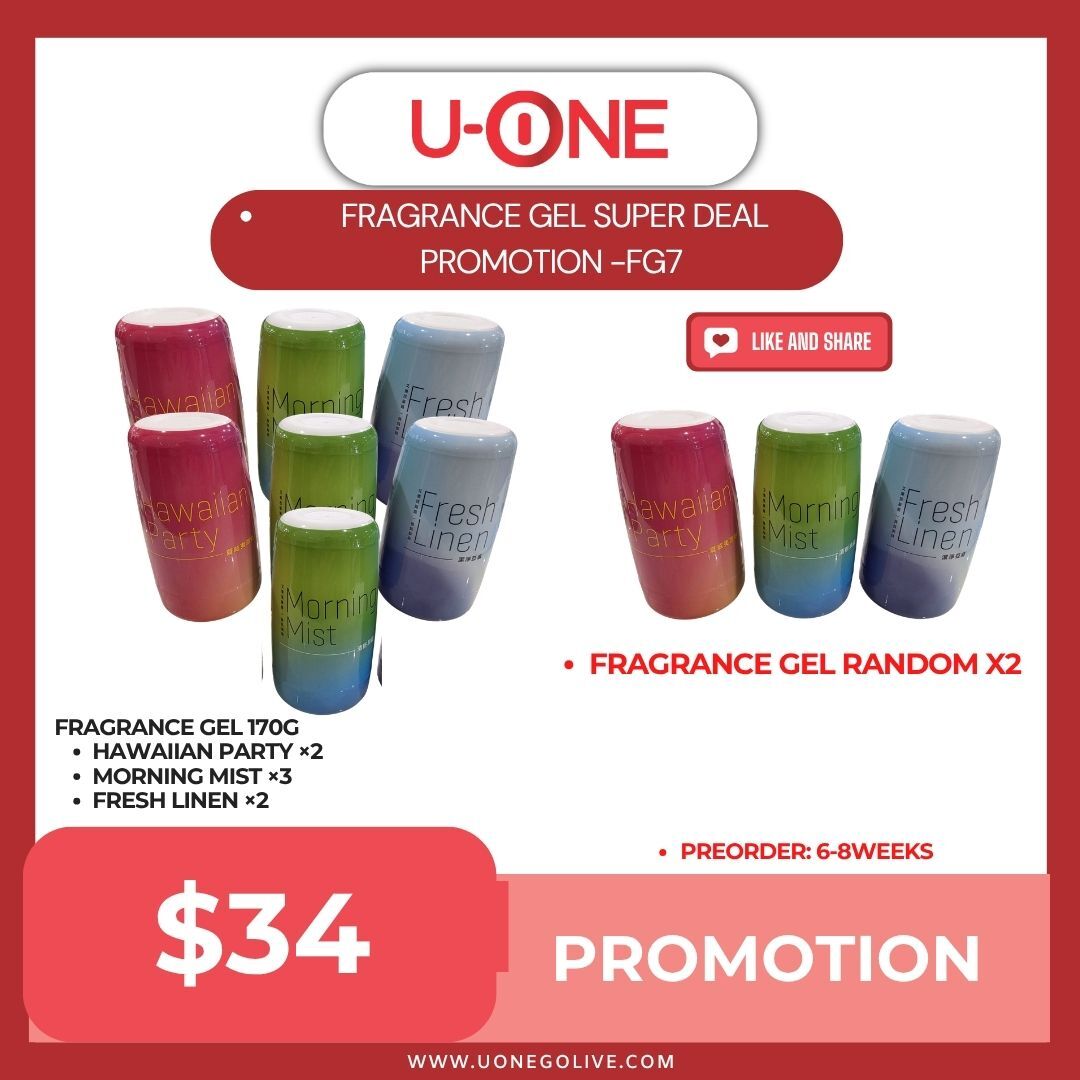 FRAGRANCE GEL SUPER DEAL PROMOTION -FG7