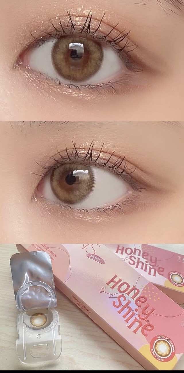 (清貨短期減價)OLENS Honey Shine 1 Day Brown｜日拋彩妝隱形眼鏡｜每盒10片