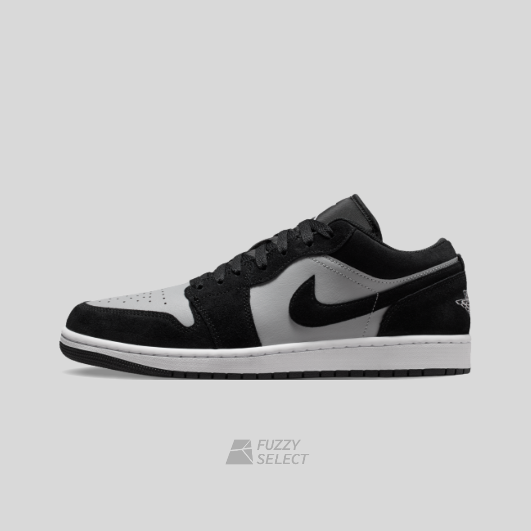 【逢甲 FUZZY】Air Jordan 1 Low "Black Grey" 麂皮 黑灰 553558-048