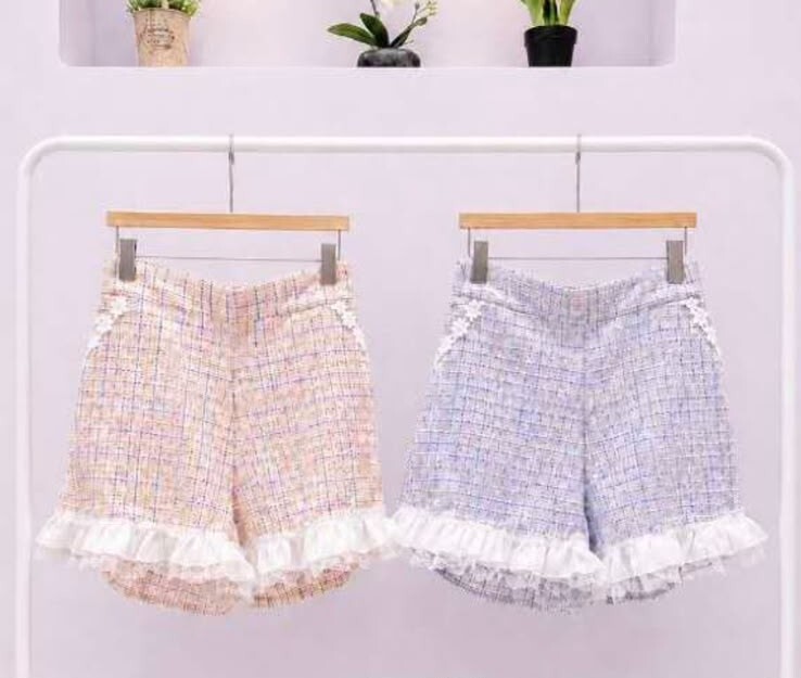【限量】M74 小香風褲  腰24-34  HIP  48 長15 $499 (一口價)