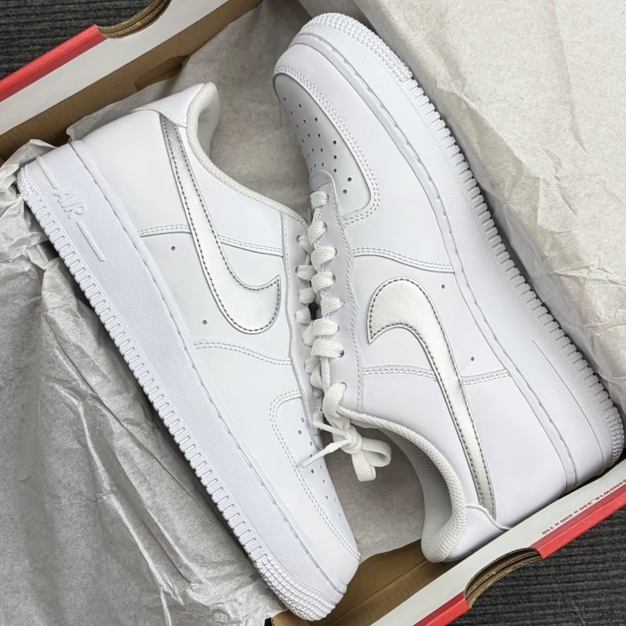 NIKE AIR FORCE 1 白銀 美式復古 休閒鞋 男鞋 FJ4146-134