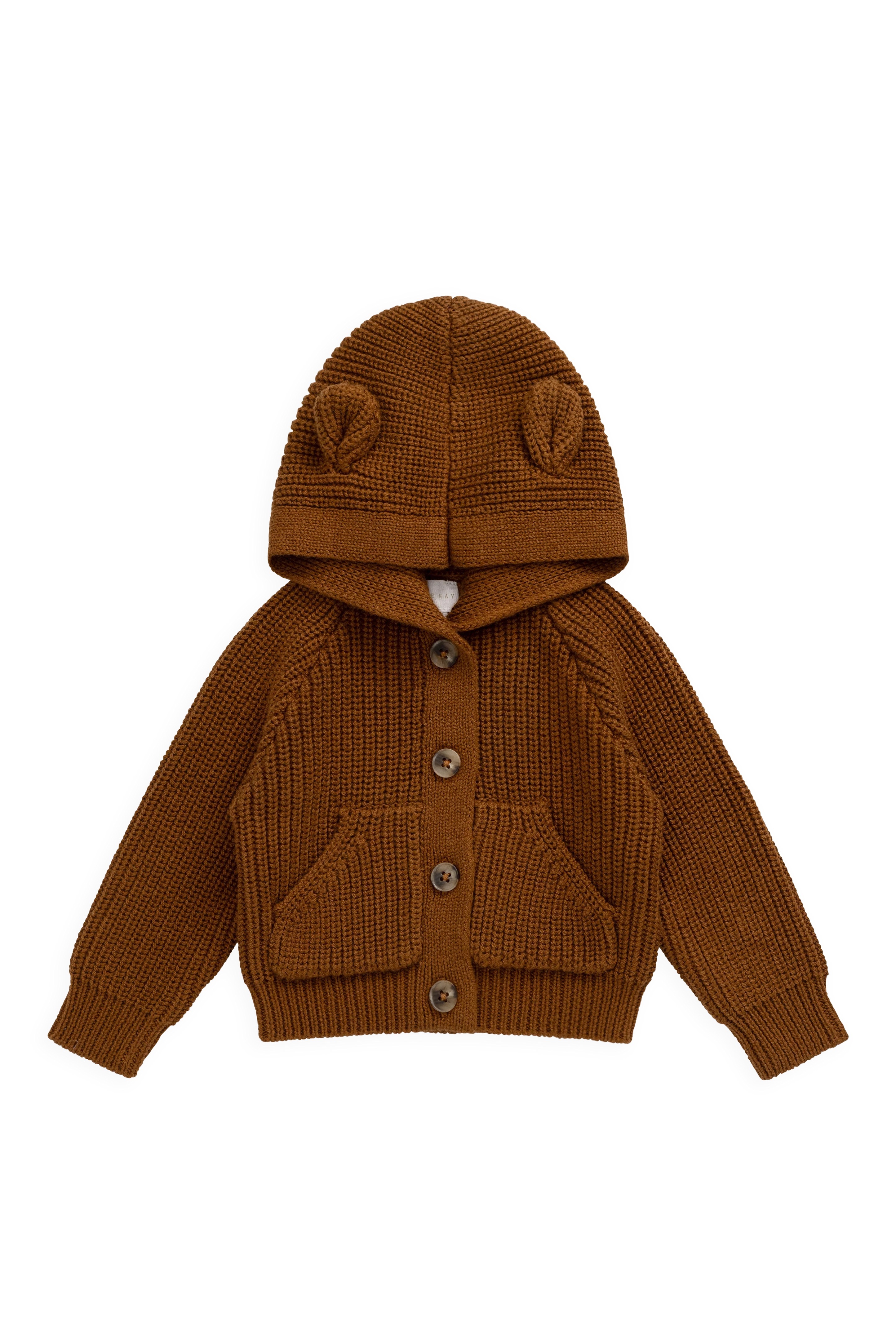 【預購】JAMIE KAY - Bear Cardigan（Spice）