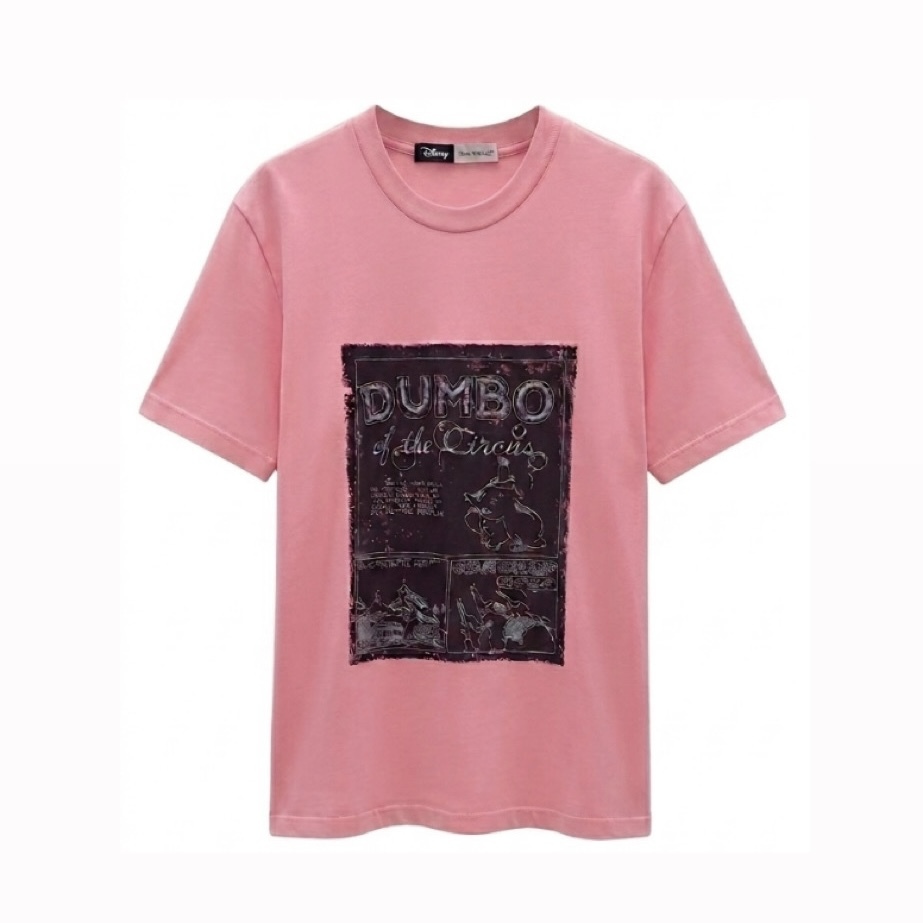 小飛象刺繡棉T-shirt