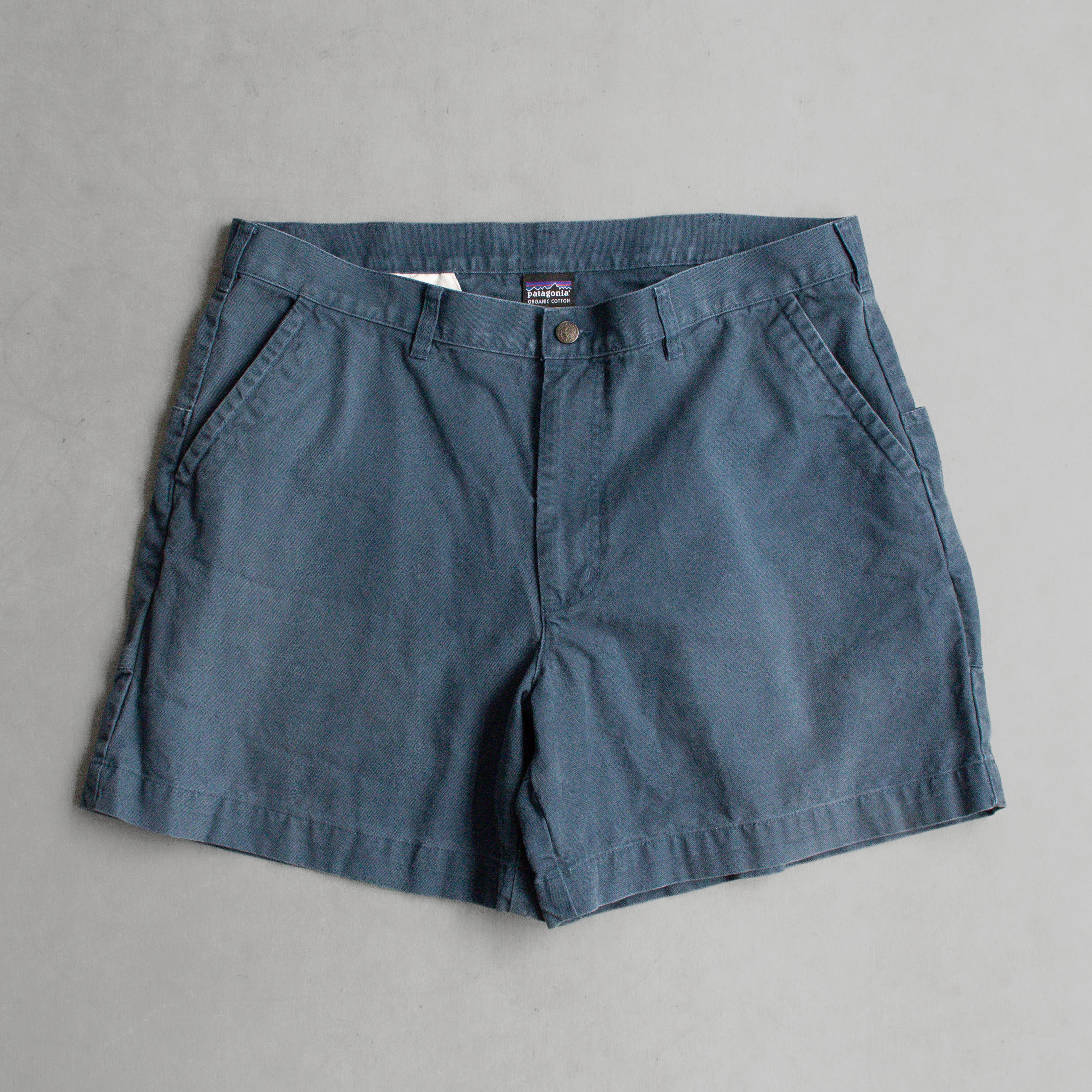 PATAGONIA STAND UP SHORTS 美國 藍色 有機棉 帆布 戶外 運動 短褲