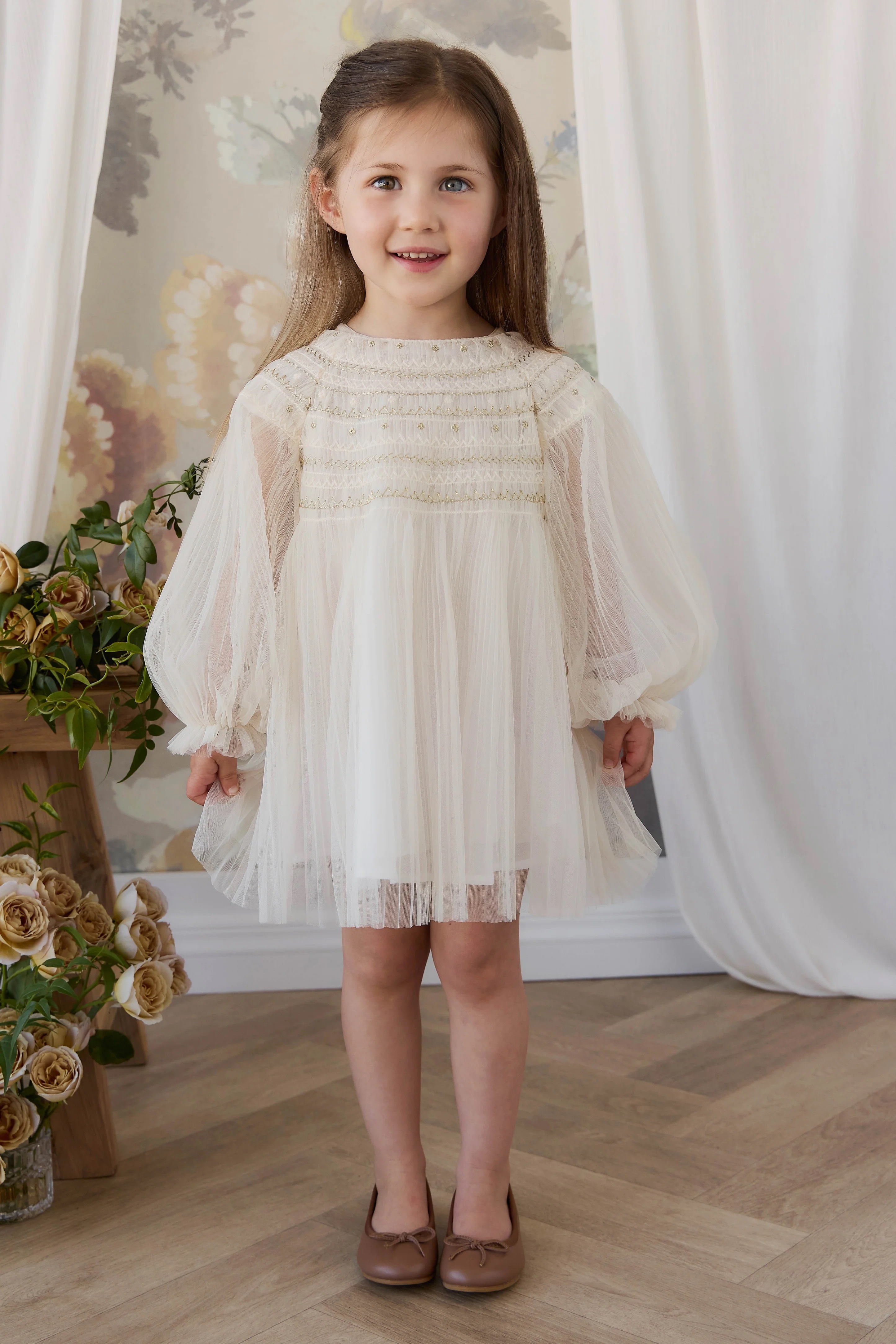 【預購】JAMIE KAY - Lydie Tulle Dress（Snow Angel）