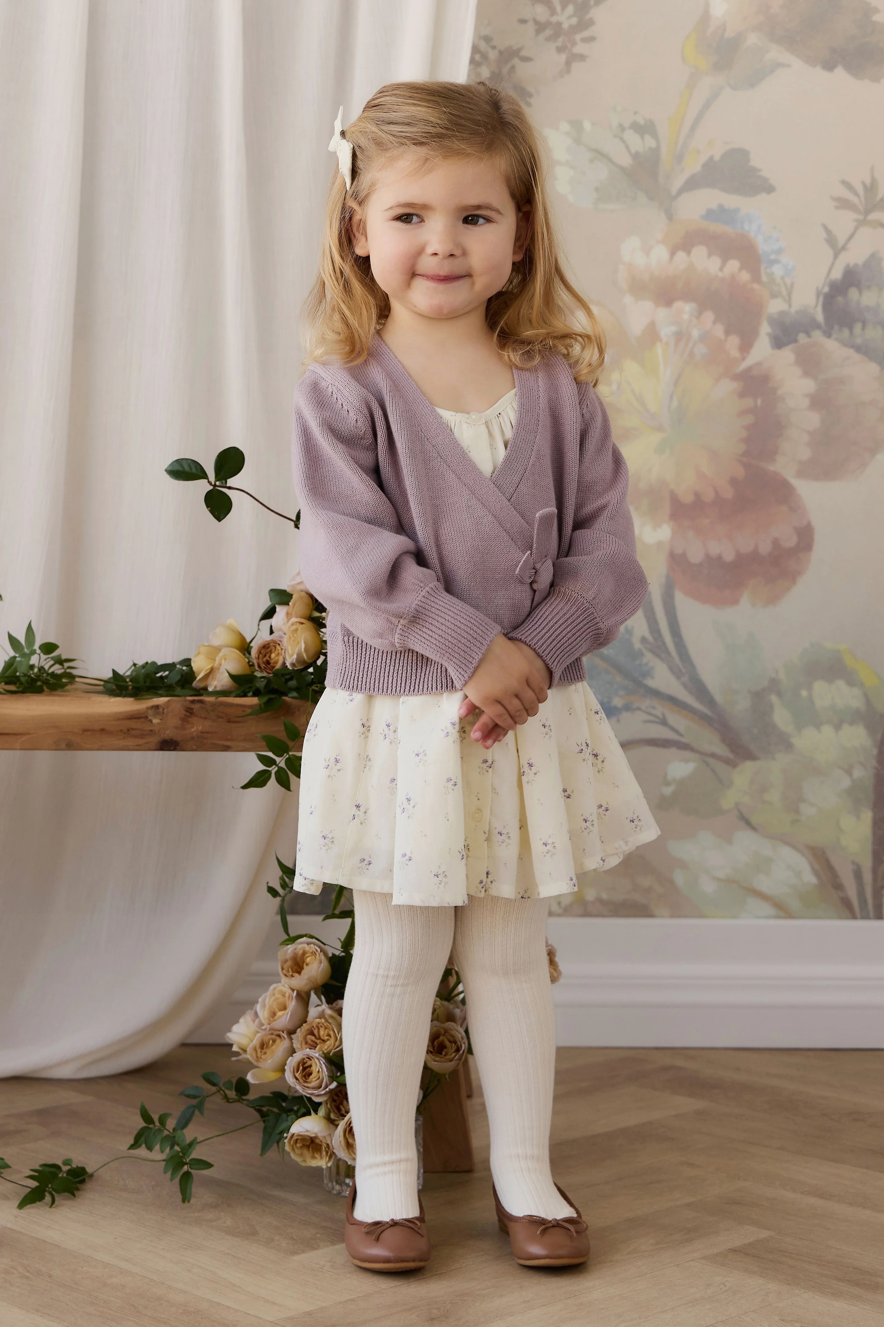 【預購】JAMIE KAY - Michaela Knitted Cardigan（Lily Lavender）
