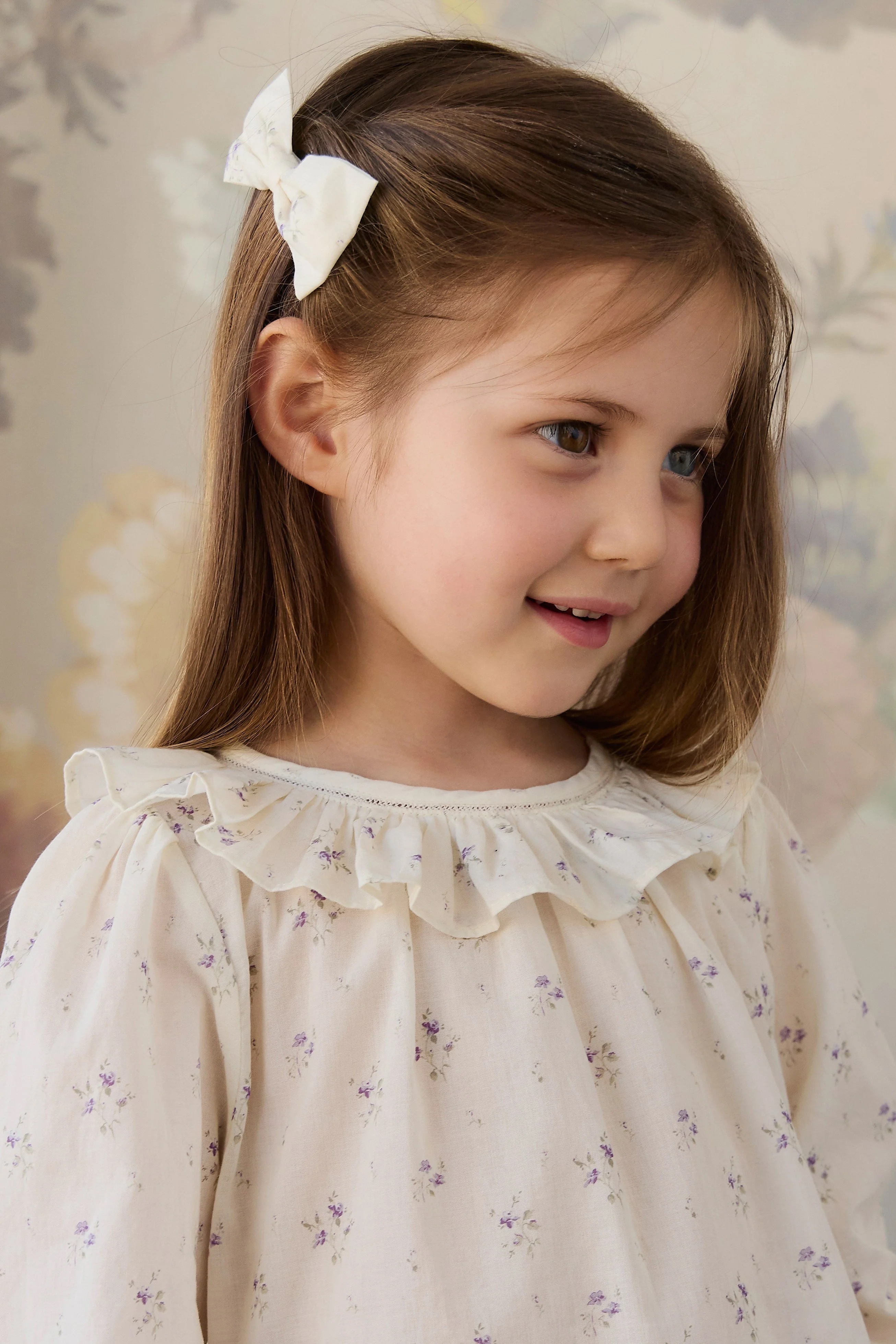 【預購】JAMIE KAY - Organic Cotton Desiree Bow（Jade Floral）