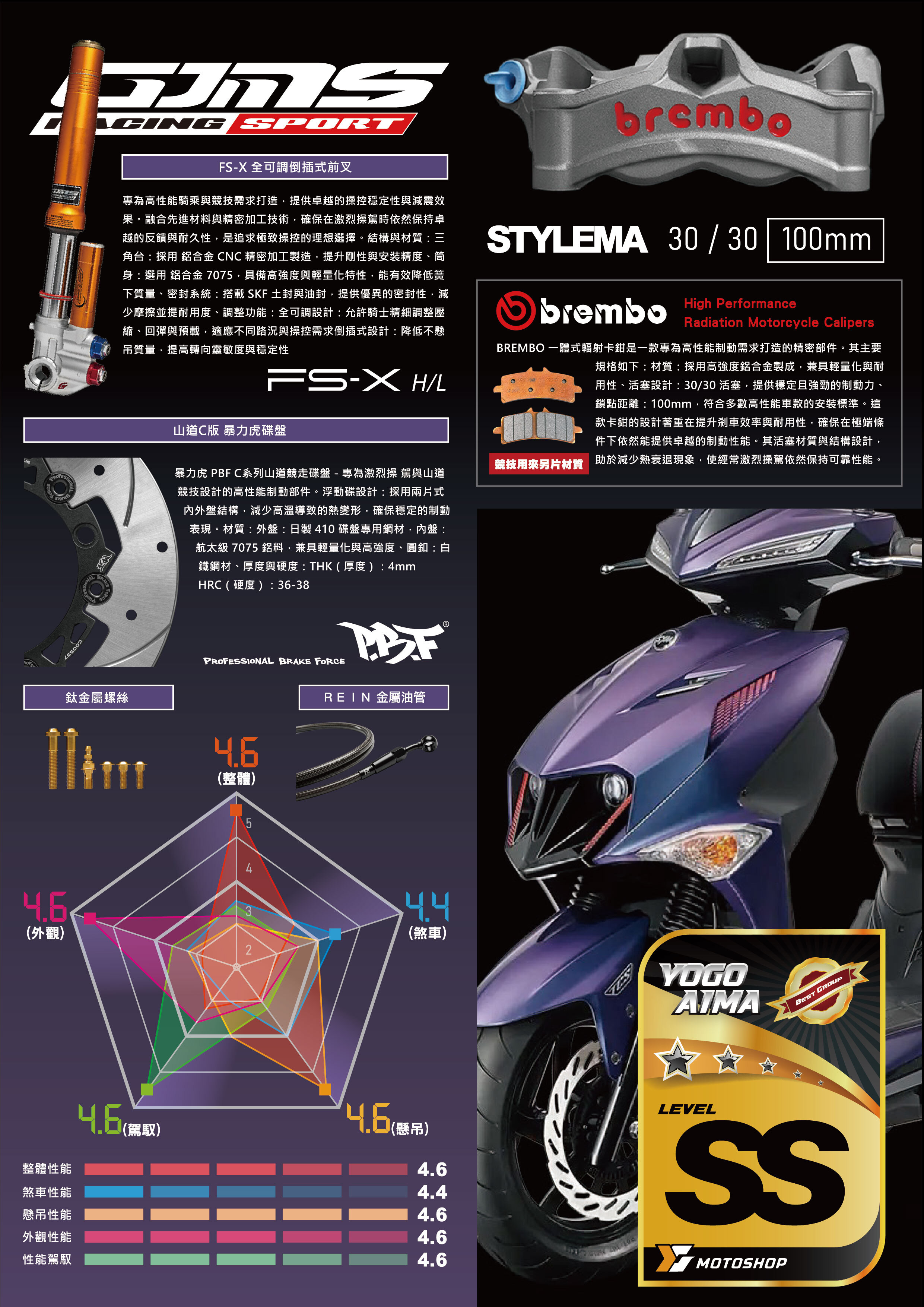 SS級前懸吊套件.JET.FSX.STYLEMA.暴力C