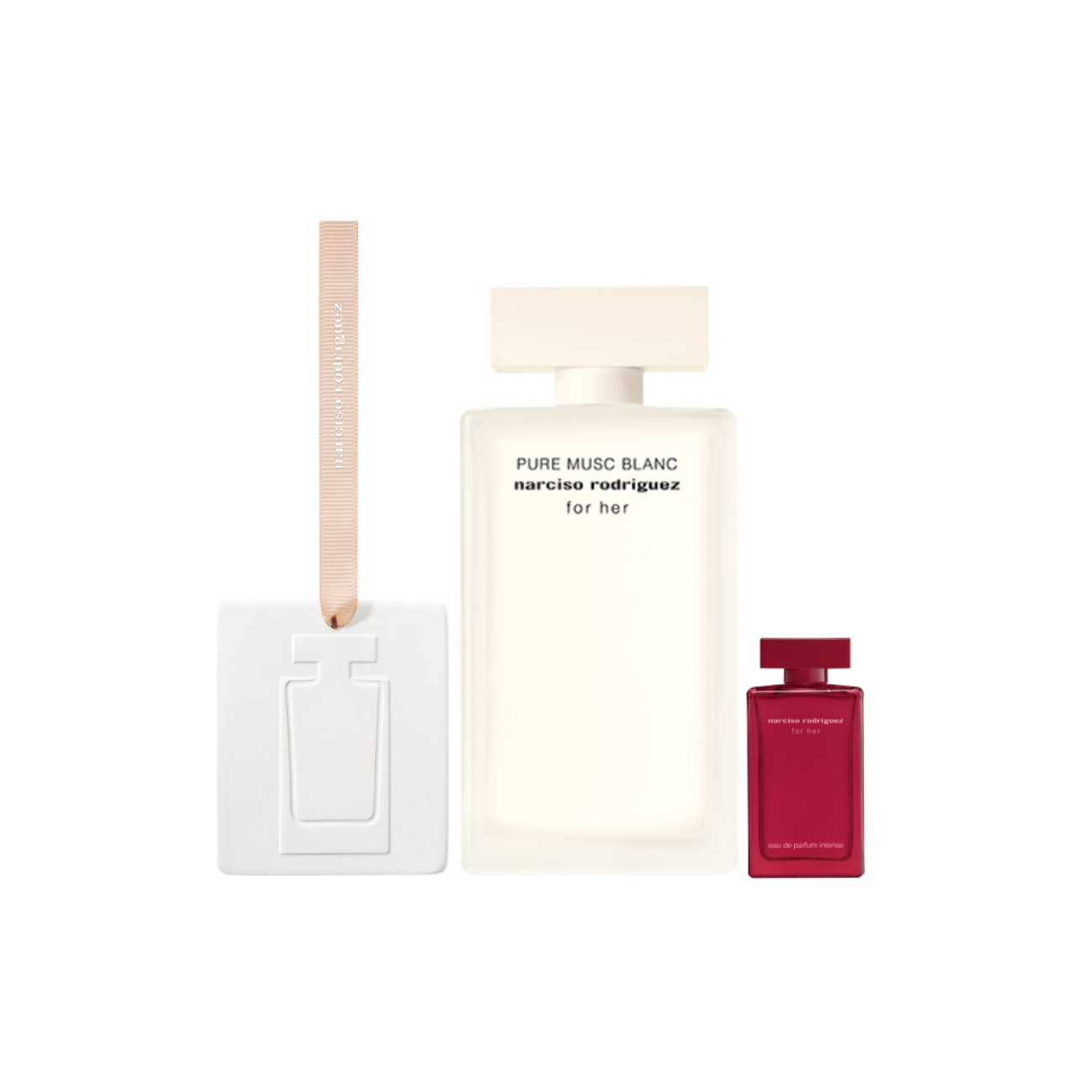 narciso rodriguez PARFUMS for her PURE MUSC BLANC intense 淡香精套裝