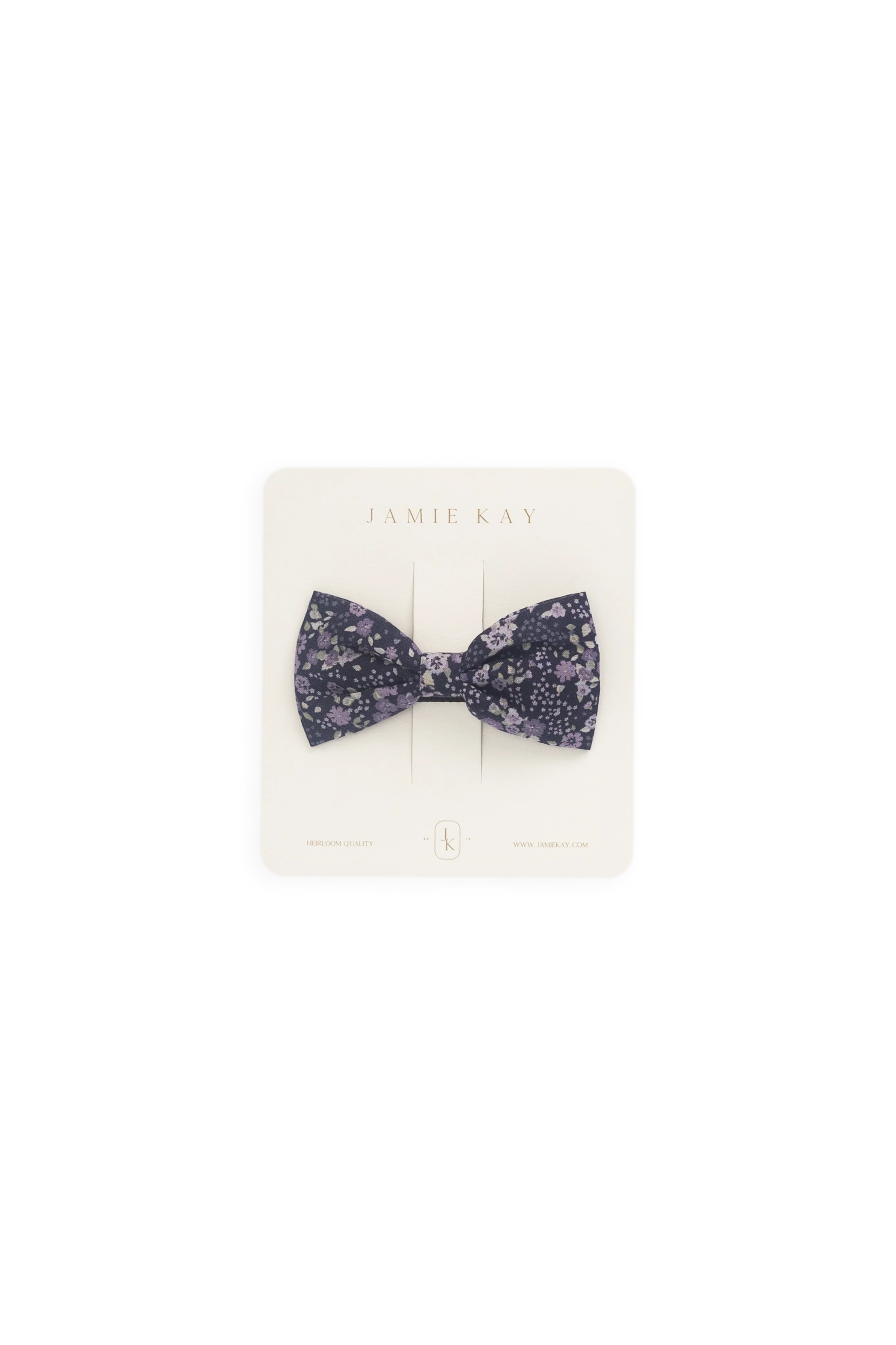 【預購】JAMIE KAY - Organic Cotton Desiree Bow（Violet Floral）