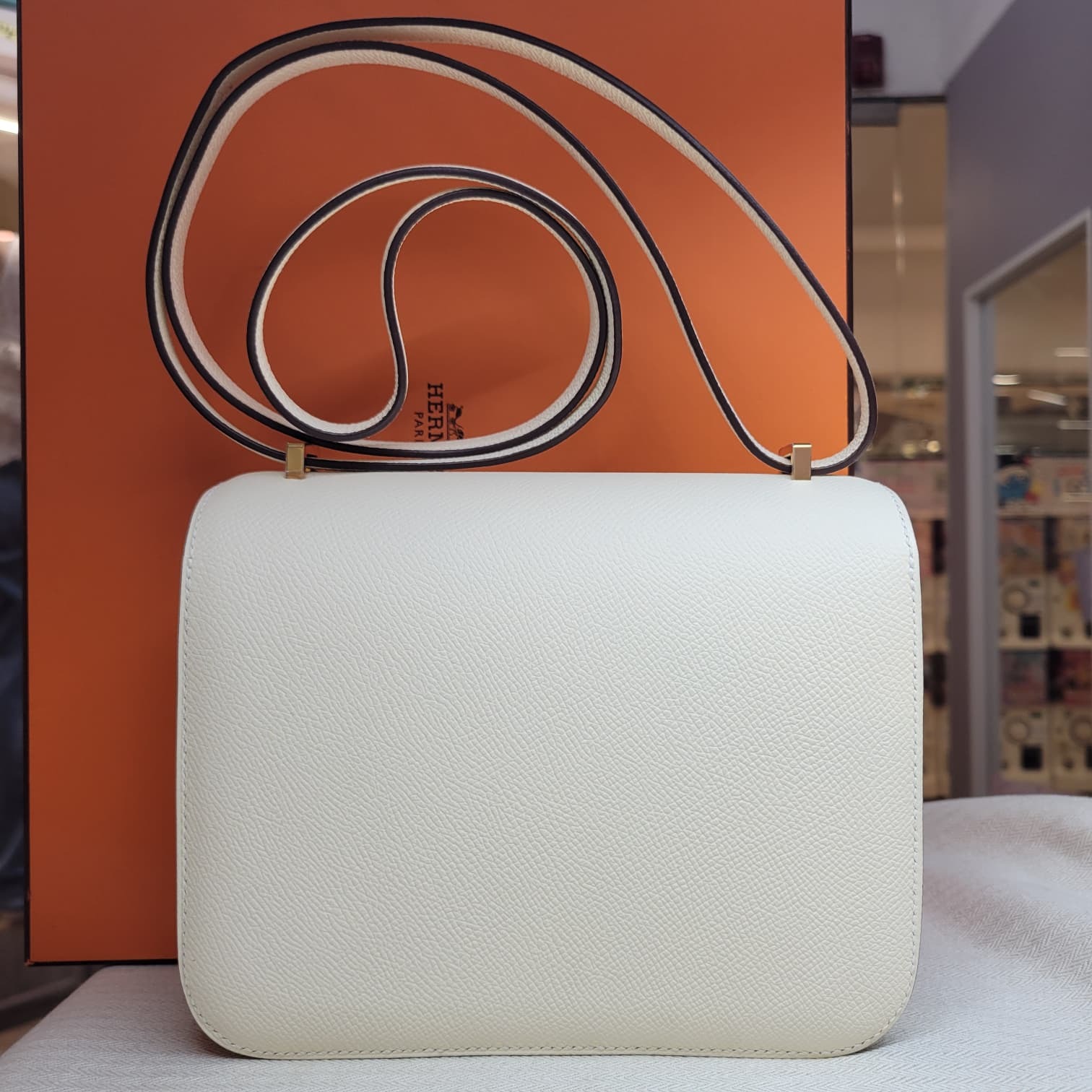 99%NEW/UNUSED Hermes mini Constance NATA CD