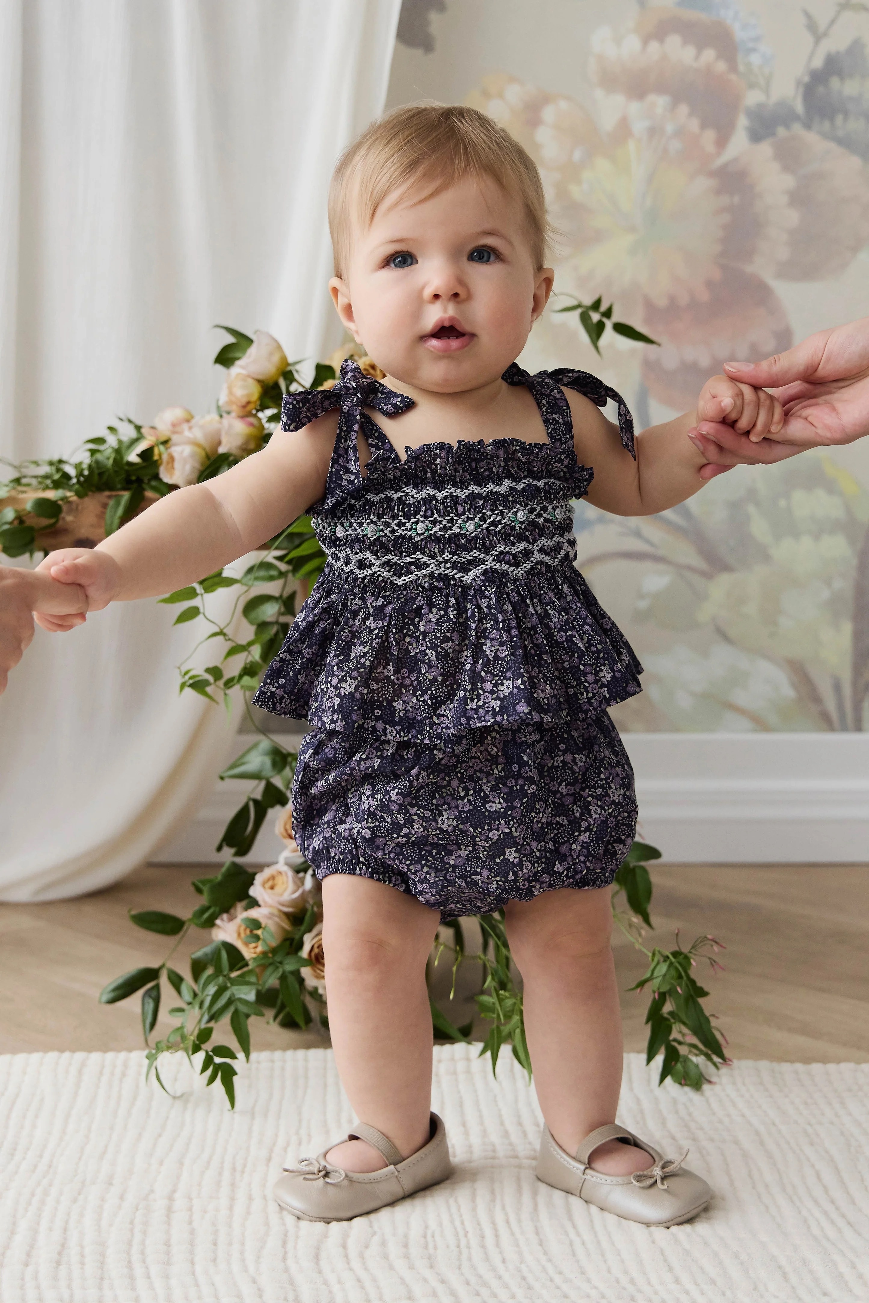 【預購】JAMIE KAY - Organic Cotton Classic Bloomer（Violet Floral）