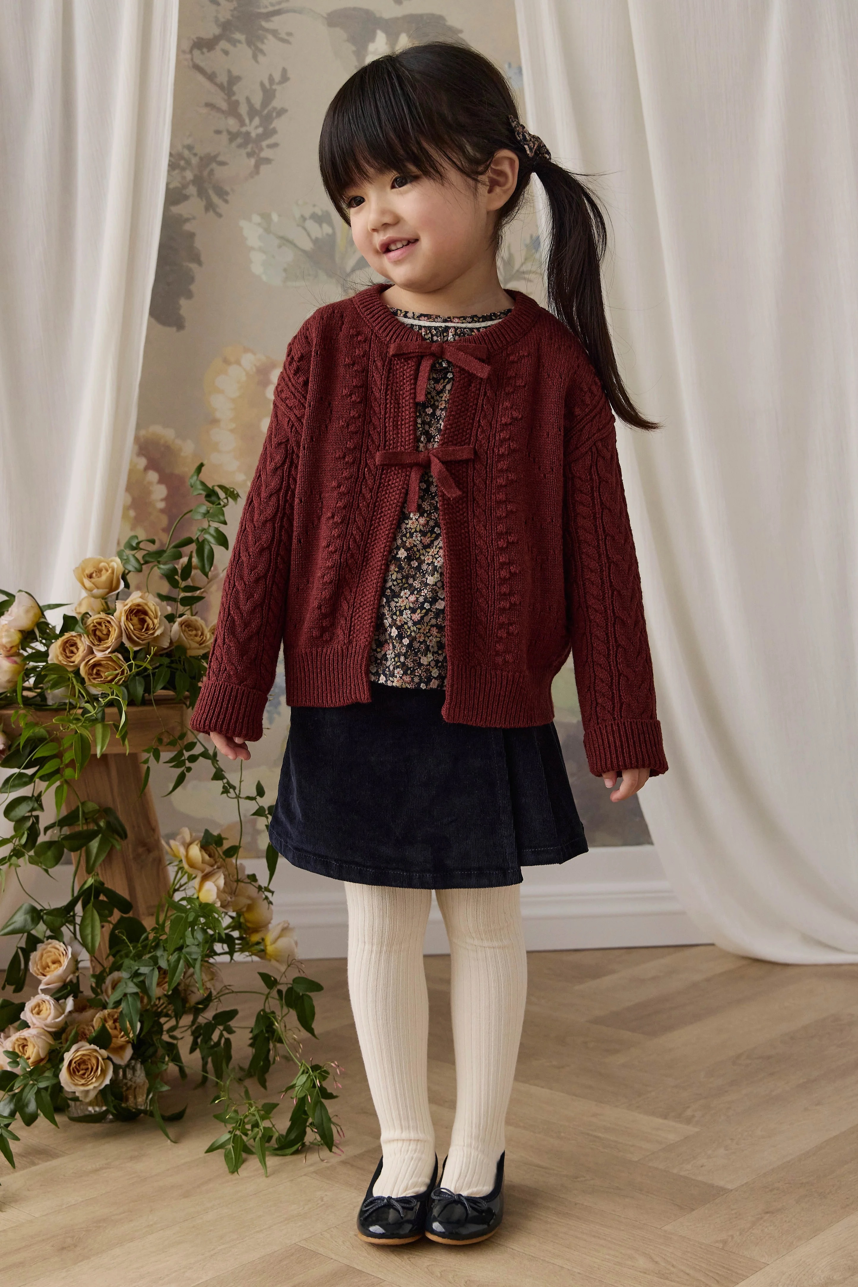 【預購】JAMIE KAY - Josephine Knitted Cardigan（Veneer）