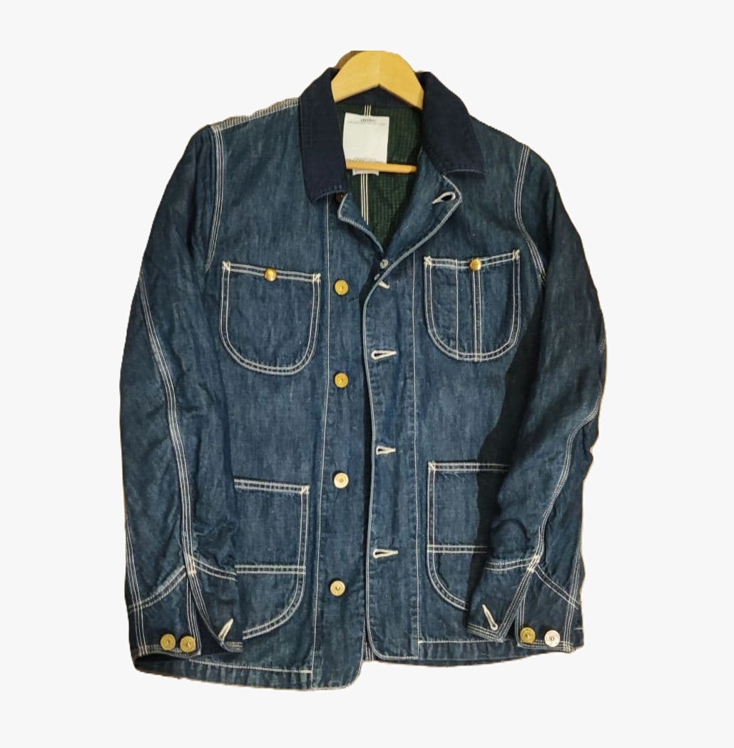VISVIM SOCIAL SCULPTURE COVERALL JKT ONE WASH (( USED A )) 中古美品 - SIZE 2 PRE ORDER ITEM (預訂中)