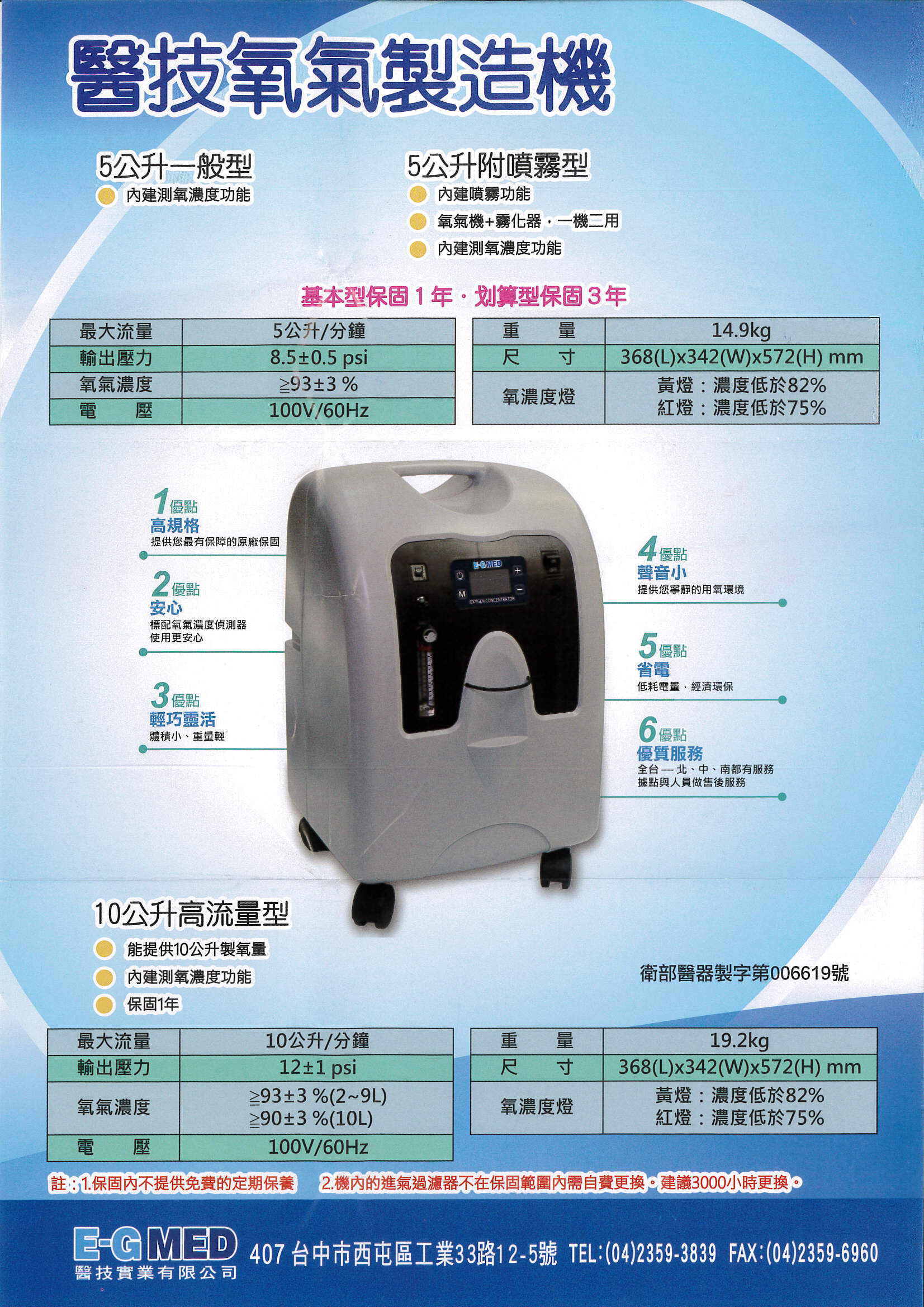 醫技氧氣製造機